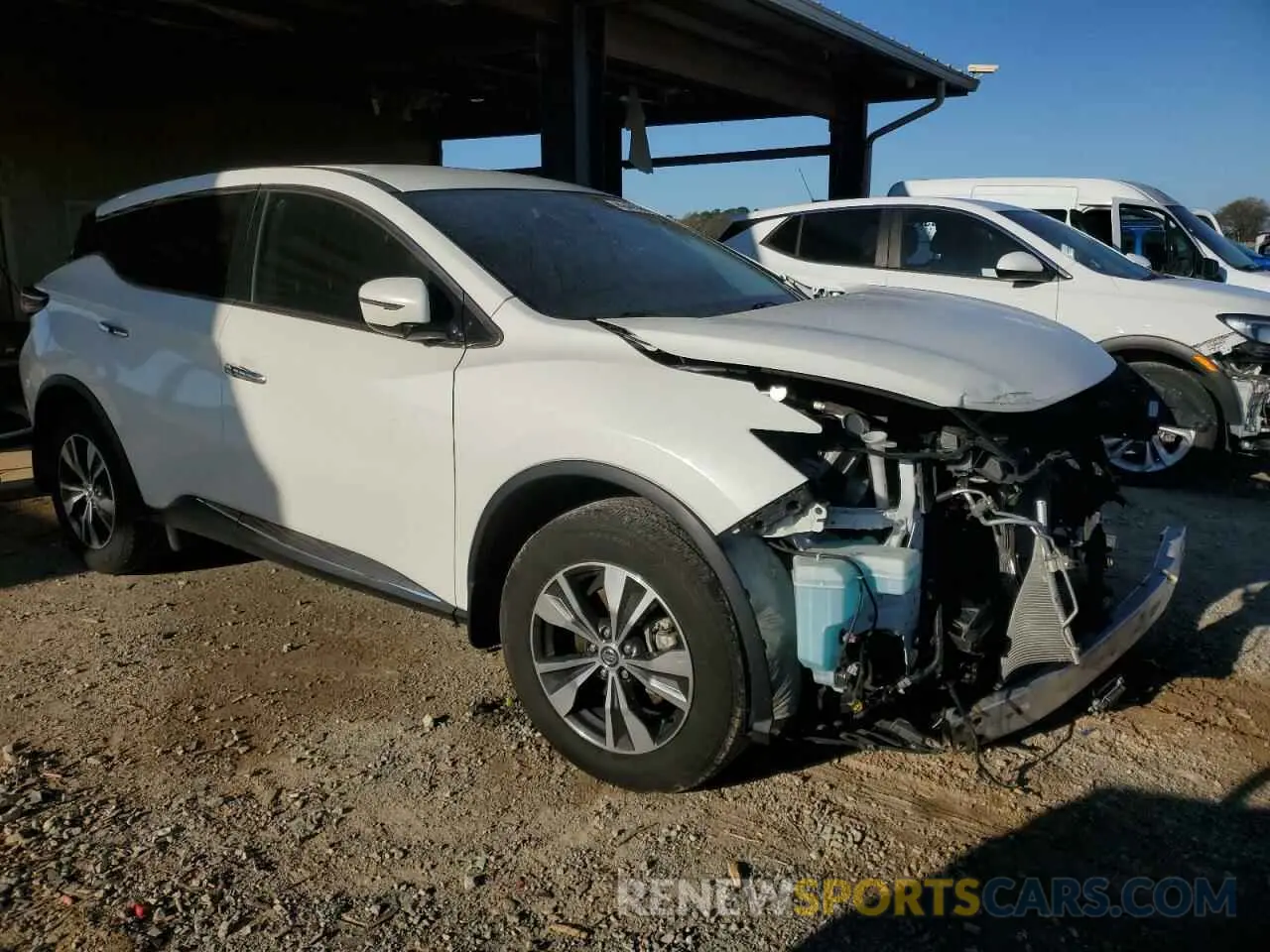 4 fotografías del automóvil dañado 5N1AZ2AJ4LN169907 NISSAN MURANO 2020