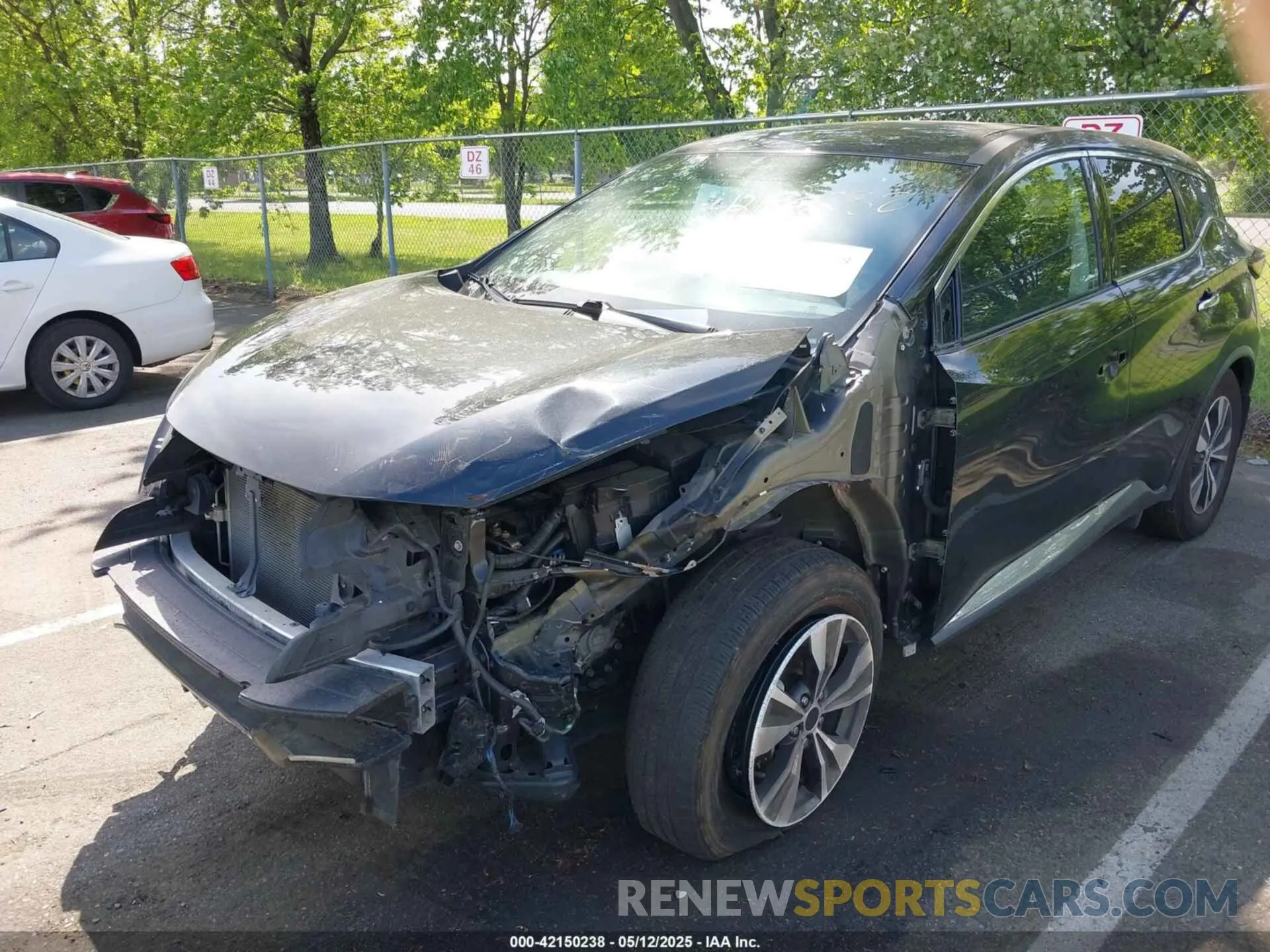 2 fotografías del automóvil dañado 5N1AZ2AJ5LN108422 NISSAN MURANO 2020