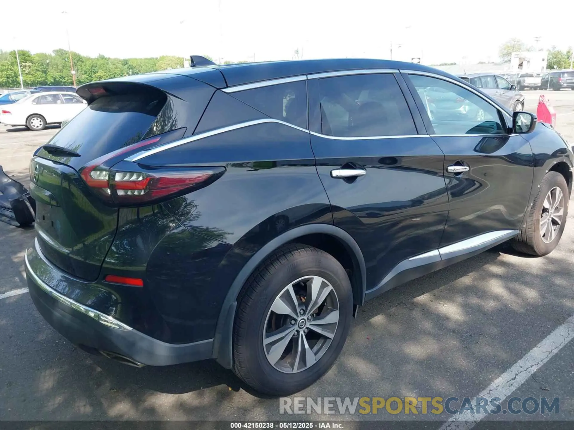 4 fotografías del automóvil dañado 5N1AZ2AJ5LN108422 NISSAN MURANO 2020