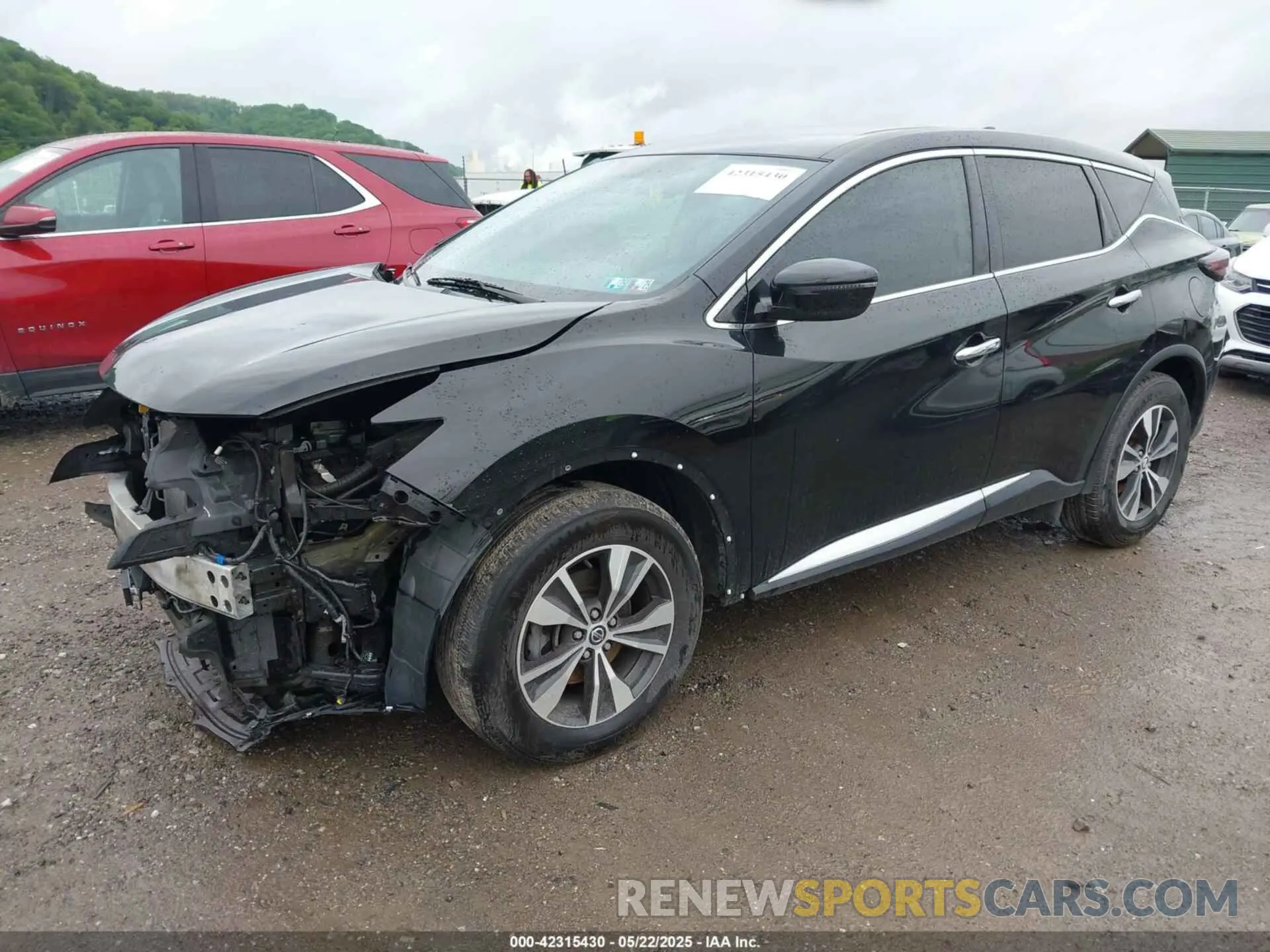 2 fotografías del automóvil dañado 5N1AZ2AJXLN101725 NISSAN MURANO 2020