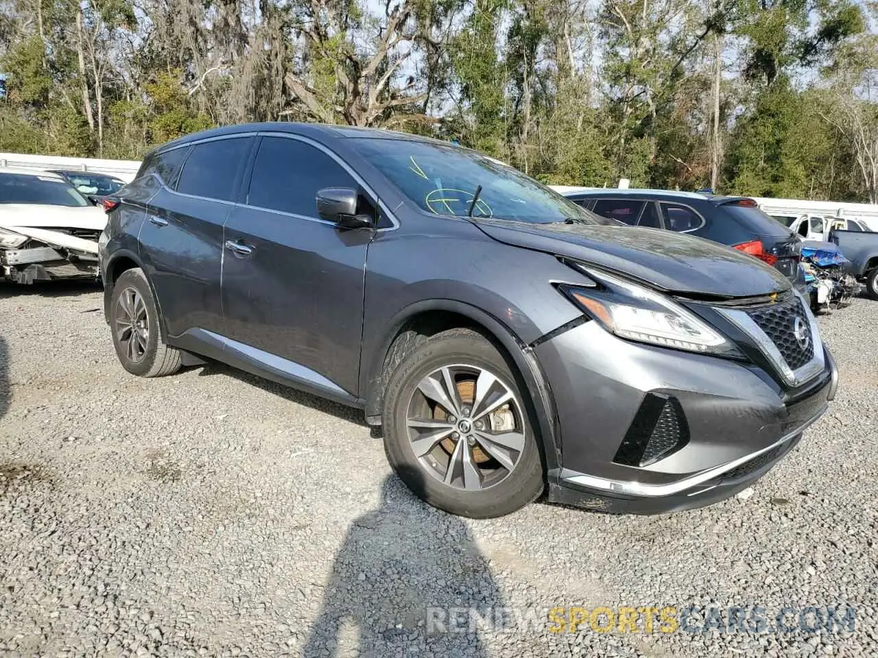 4 fotografías del automóvil dañado 5N1AZ2AJXLN162959 NISSAN MURANO 2020