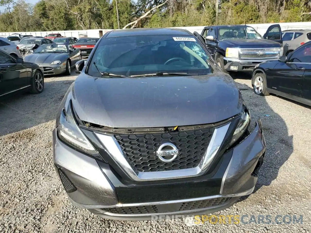 5 fotografías del automóvil dañado 5N1AZ2AJXLN162959 NISSAN MURANO 2020