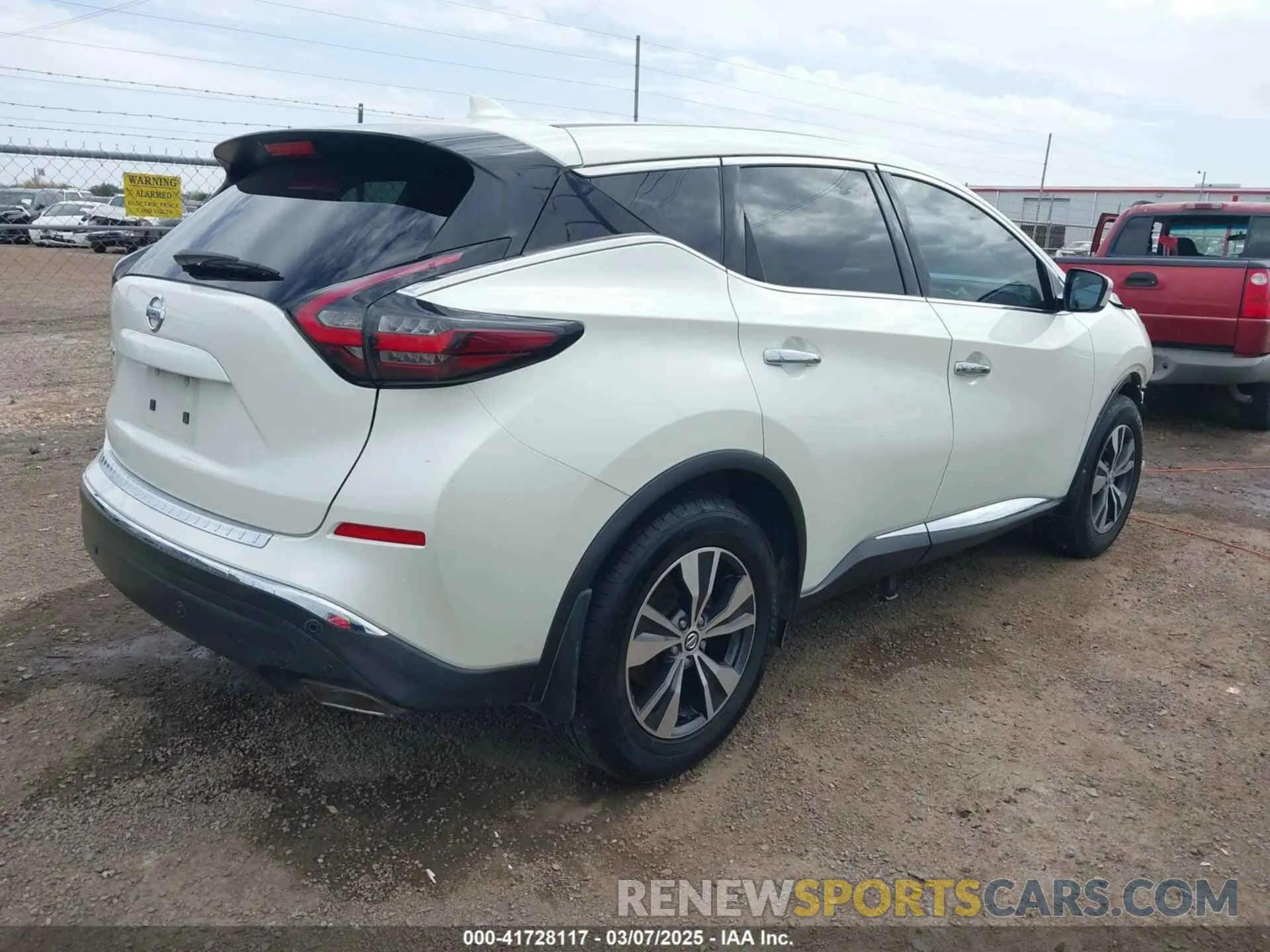 4 fotografías del automóvil dañado 5N1AZ2AJXLN174772 NISSAN MURANO 2020