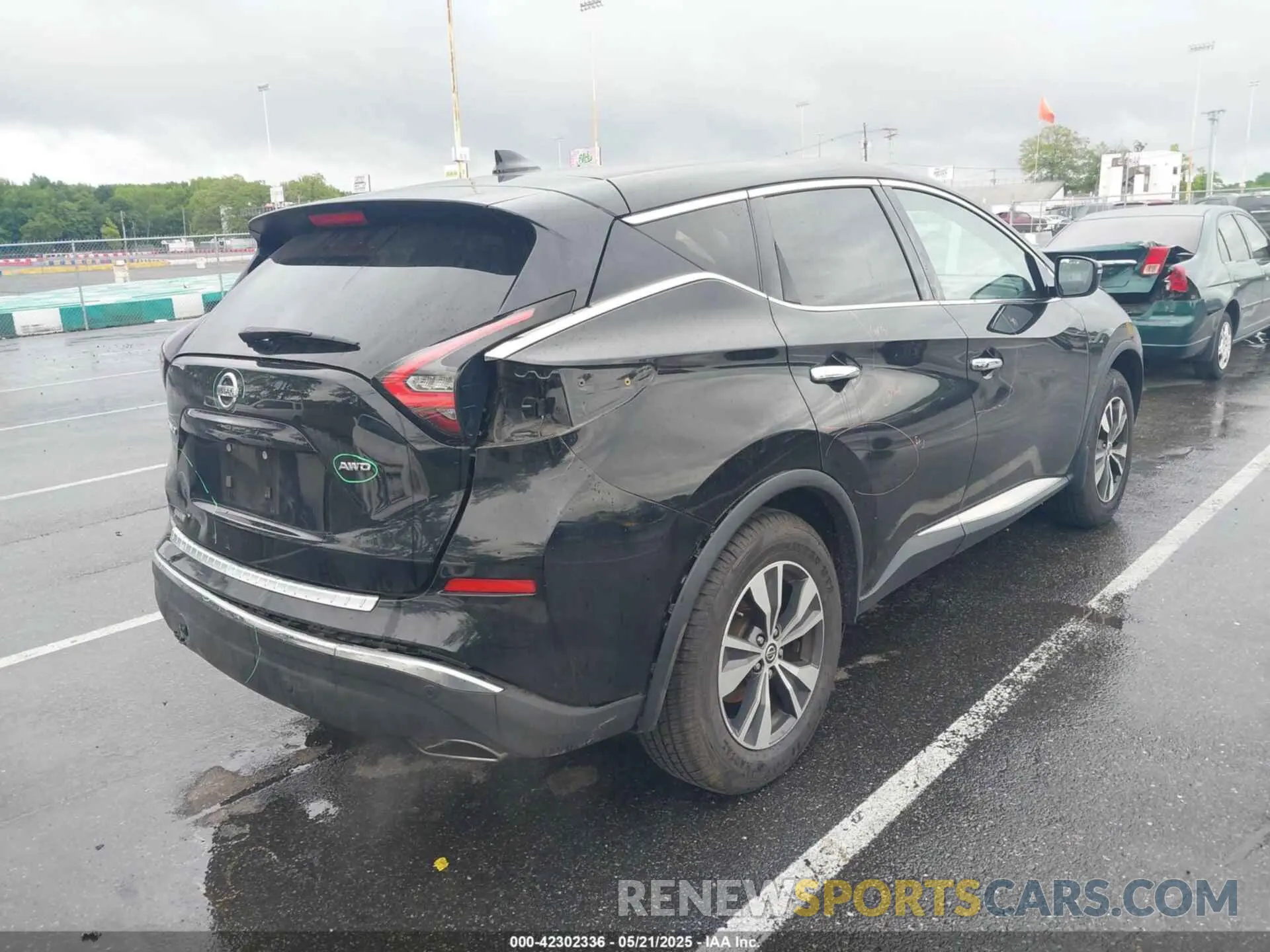 4 fotografías del automóvil dañado 5N1AZ2AS1LN167668 NISSAN MURANO 2020