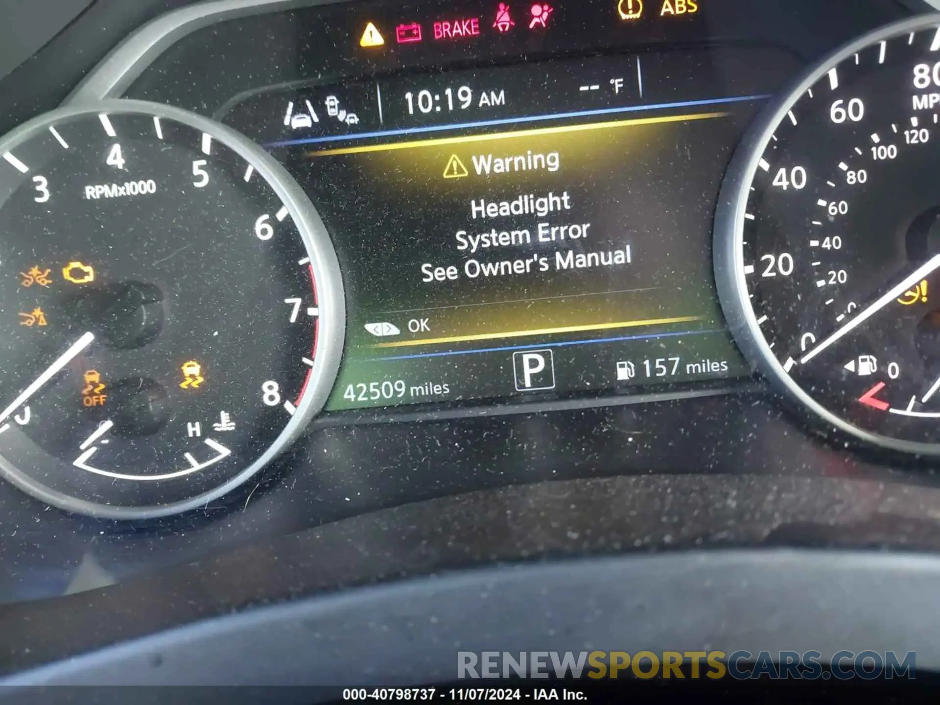 7 fotografías del automóvil dañado 5N1AZ2AS1LN172482 NISSAN MURANO 2020