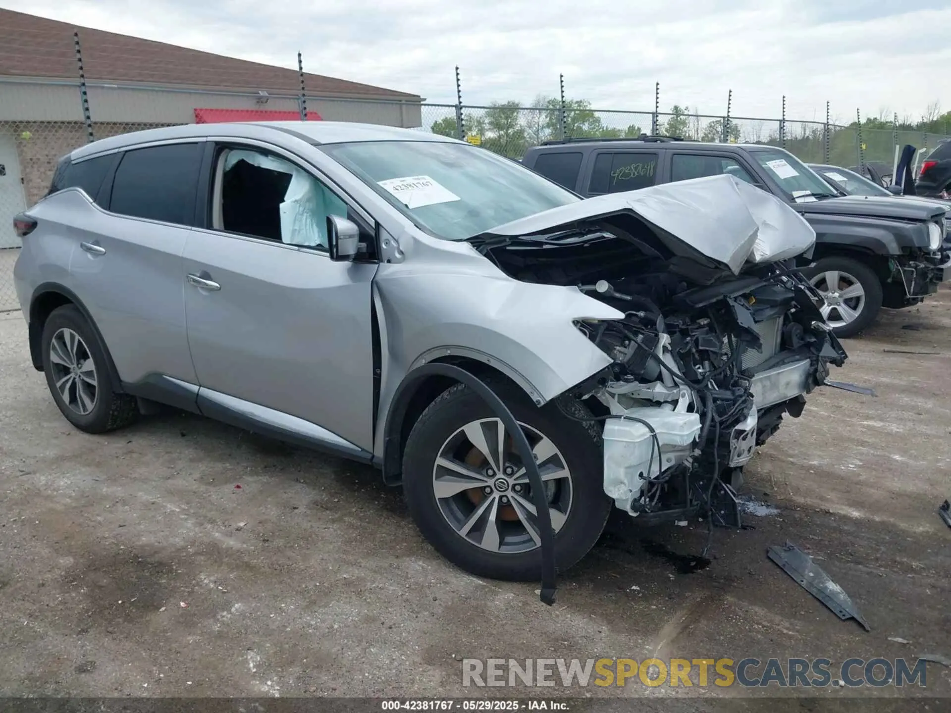 1 fotografías del automóvil dañado 5N1AZ2AS3LN170748 NISSAN MURANO 2020