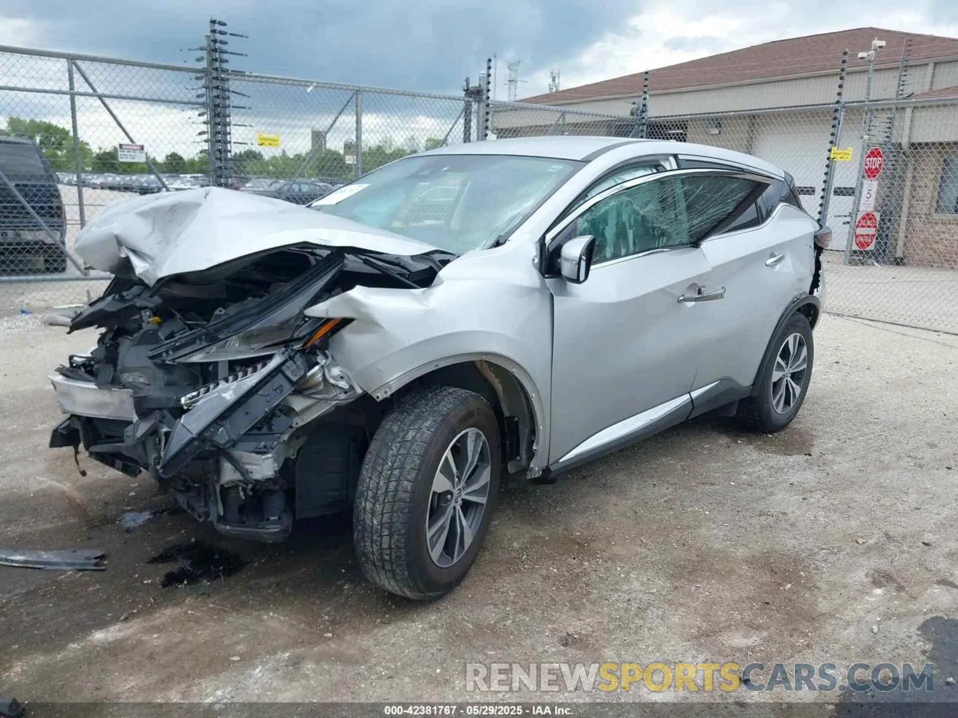 2 fotografías del automóvil dañado 5N1AZ2AS3LN170748 NISSAN MURANO 2020