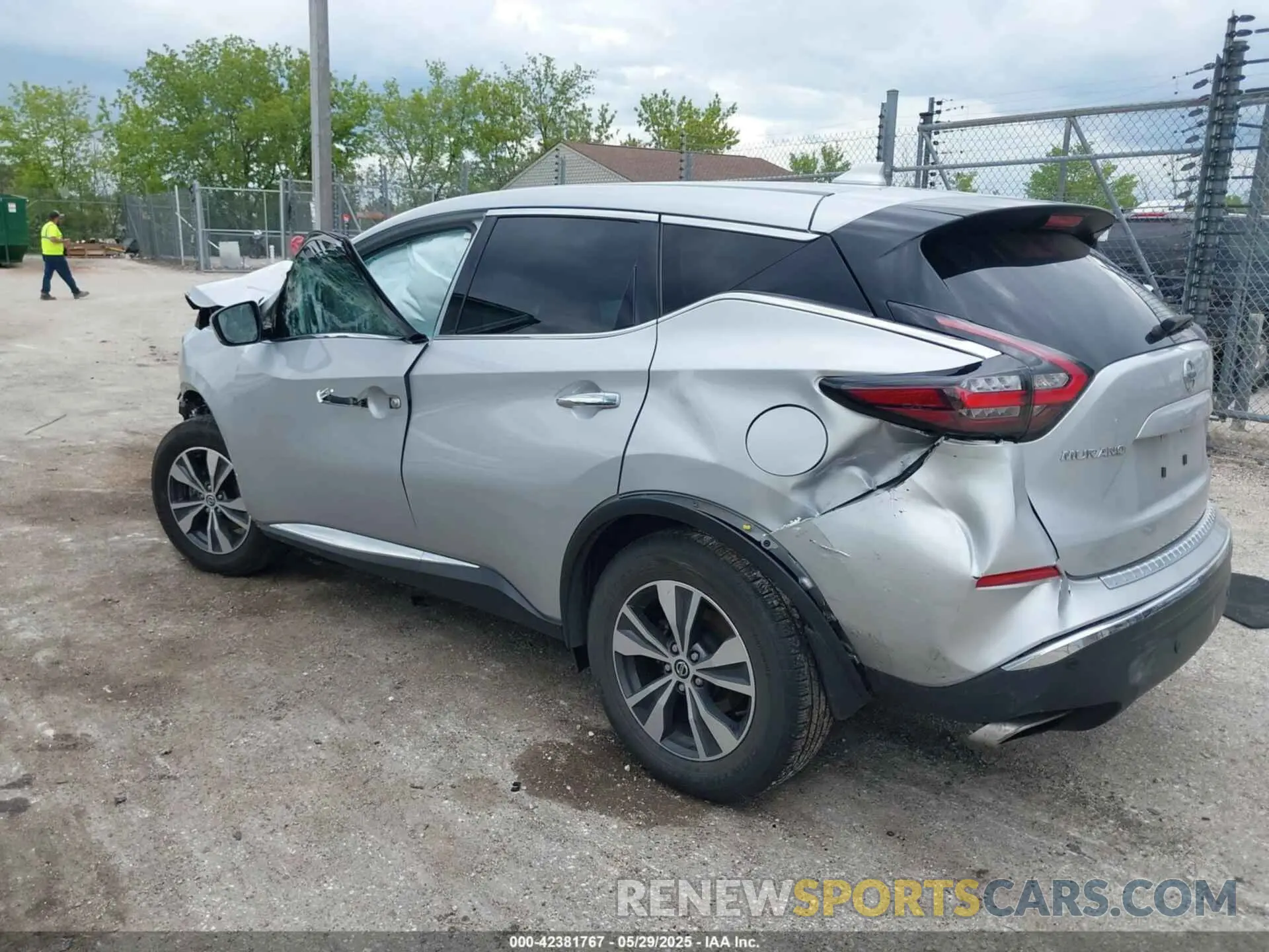 3 fotografías del automóvil dañado 5N1AZ2AS3LN170748 NISSAN MURANO 2020