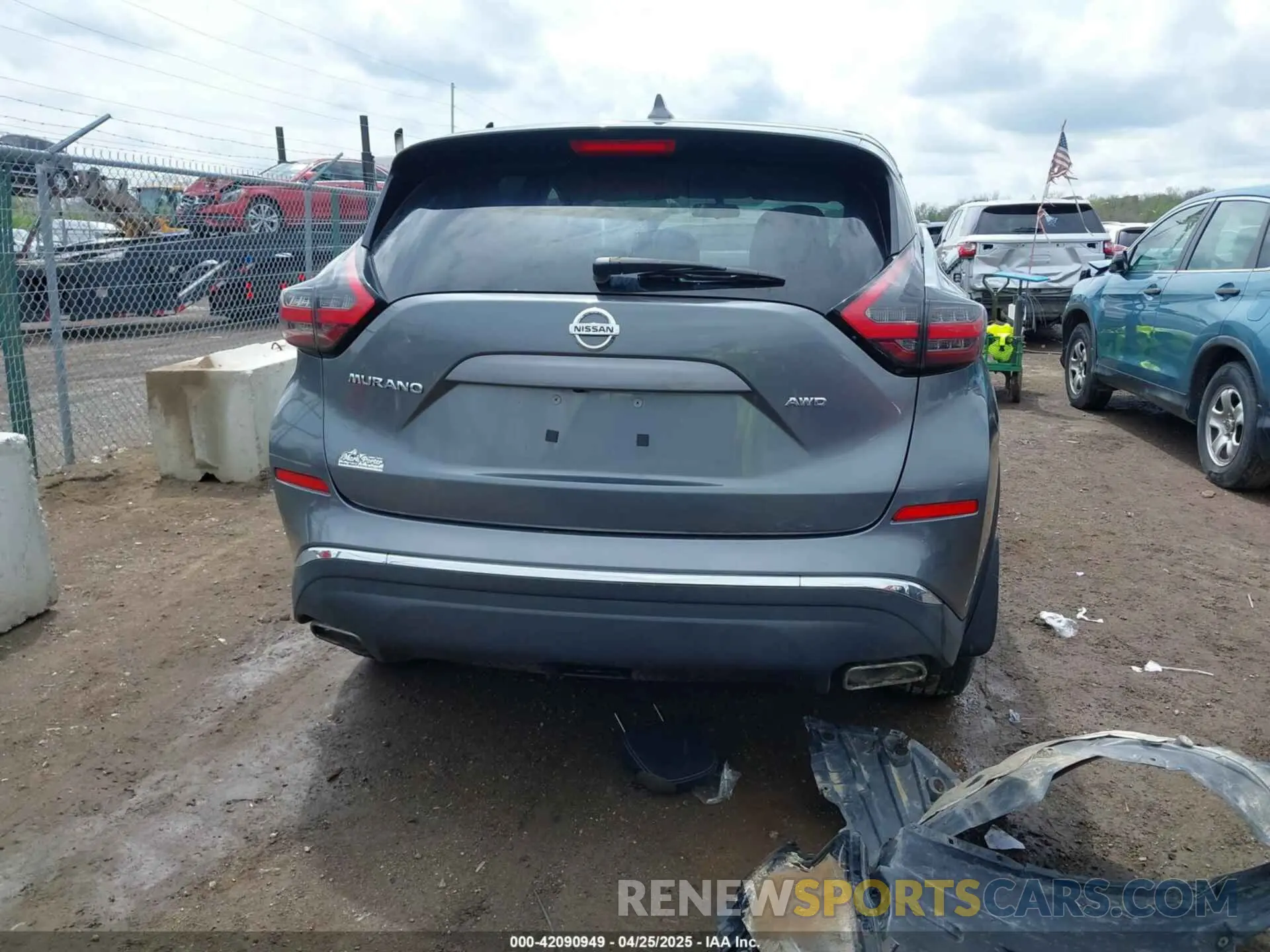 17 fotografías del automóvil dañado 5N1AZ2AS4LN106699 NISSAN MURANO 2020