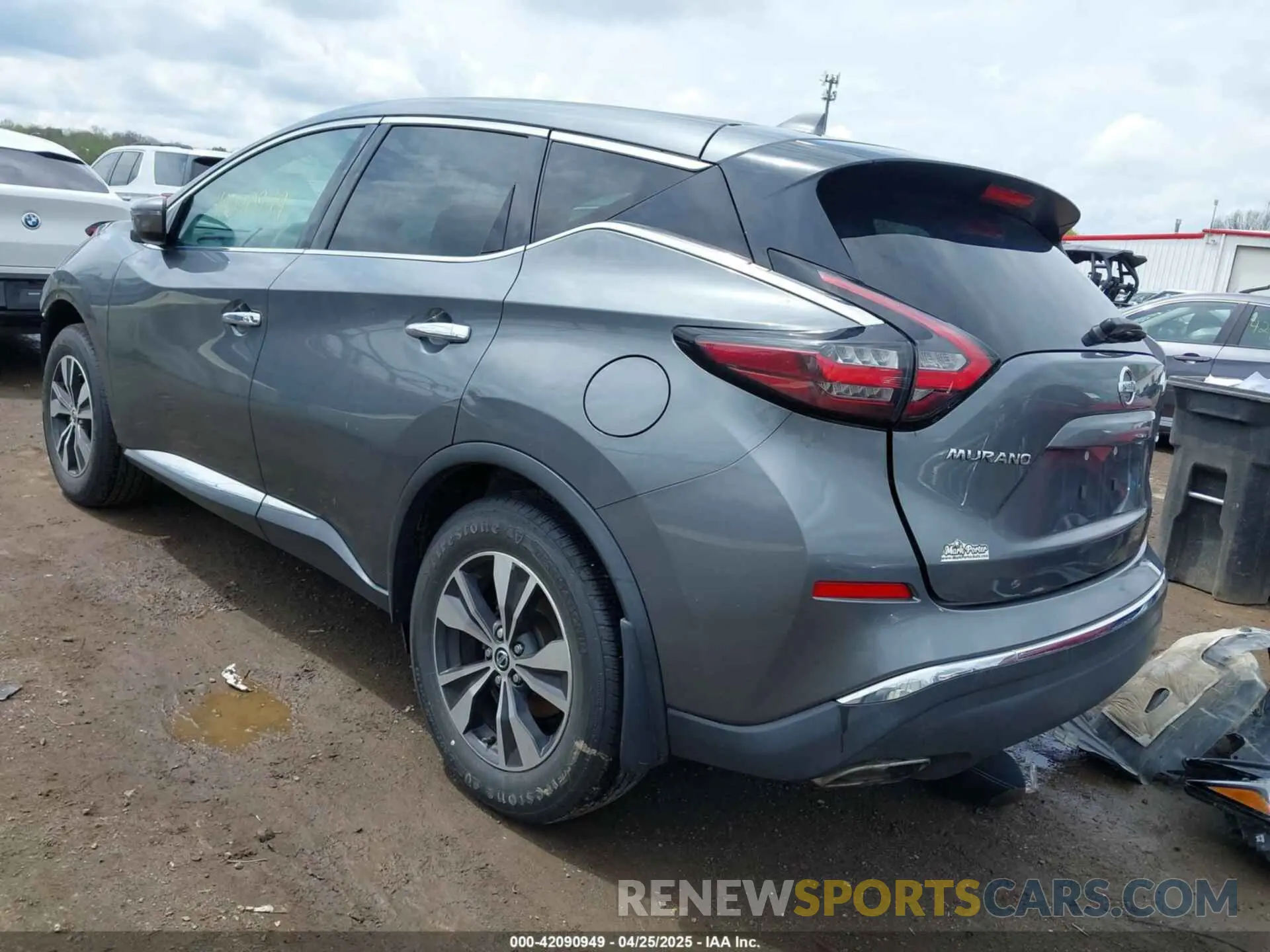 3 fotografías del automóvil dañado 5N1AZ2AS4LN106699 NISSAN MURANO 2020