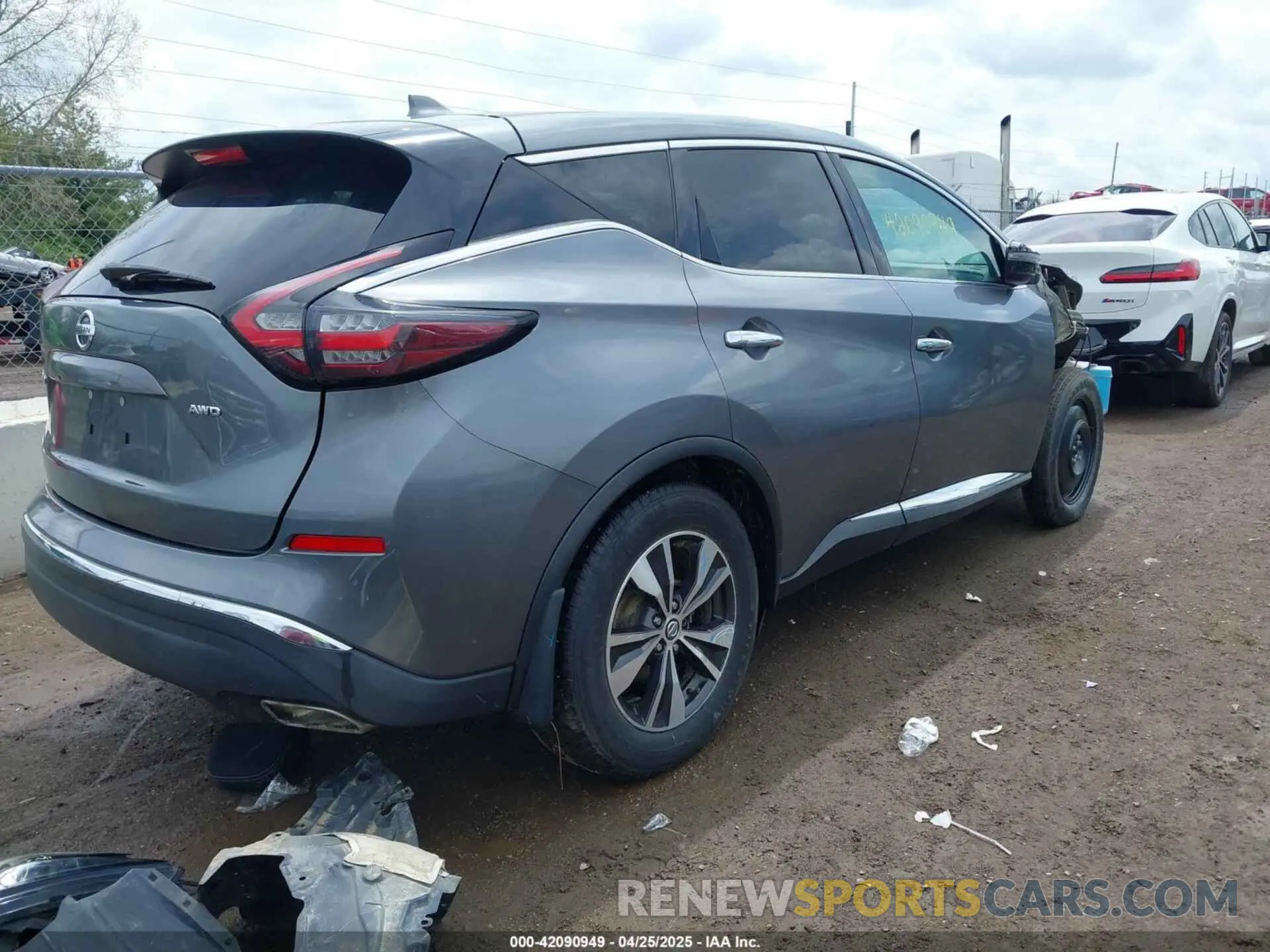 4 fotografías del automóvil dañado 5N1AZ2AS4LN106699 NISSAN MURANO 2020
