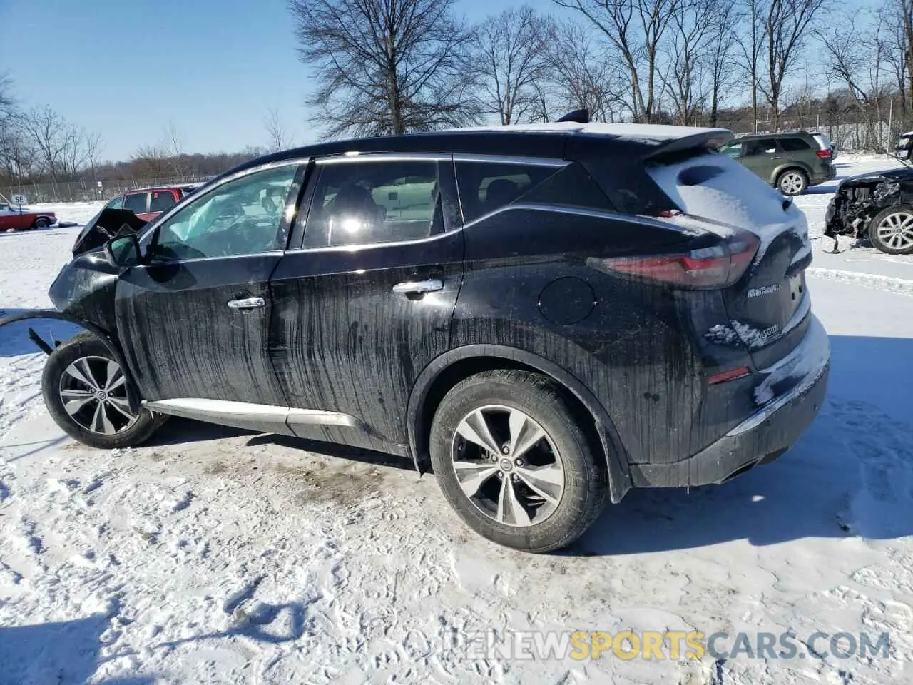 2 fotografías del automóvil dañado 5N1AZ2AS4LN167339 NISSAN MURANO 2020