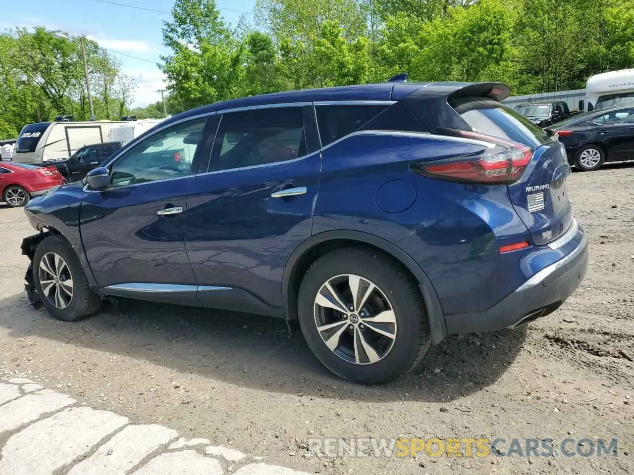 2 fotografías del automóvil dañado 5N1AZ2AS6LN175457 NISSAN MURANO 2020