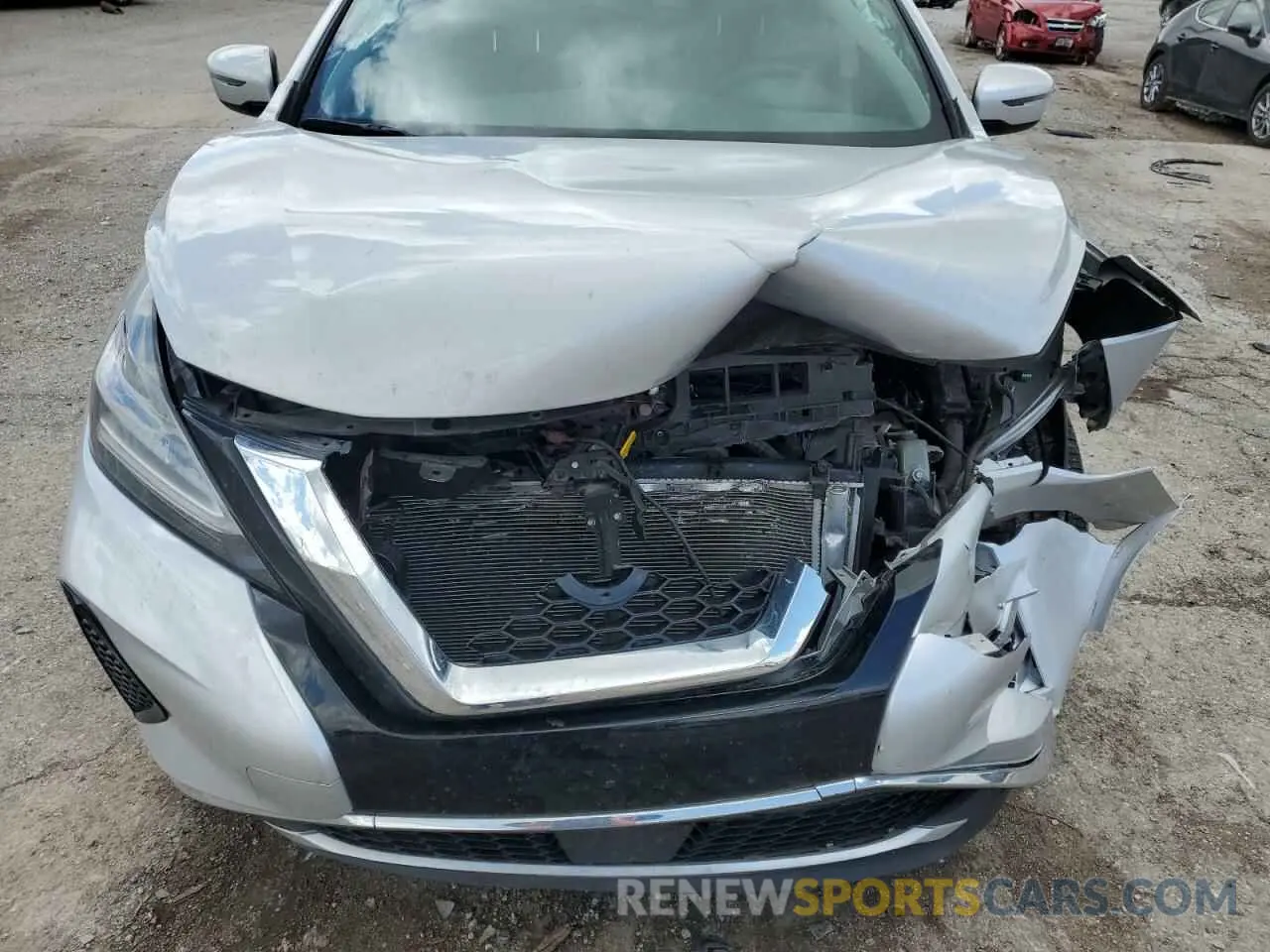 12 fotografías del automóvil dañado 5N1AZ2AS8LN172866 NISSAN MURANO 2020