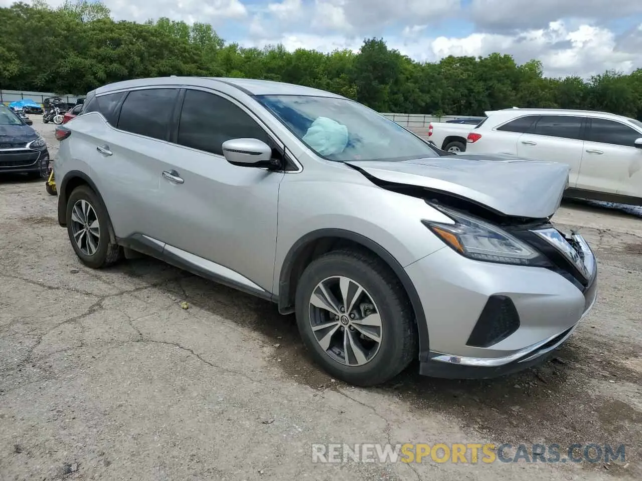 4 fotografías del automóvil dañado 5N1AZ2AS8LN172866 NISSAN MURANO 2020