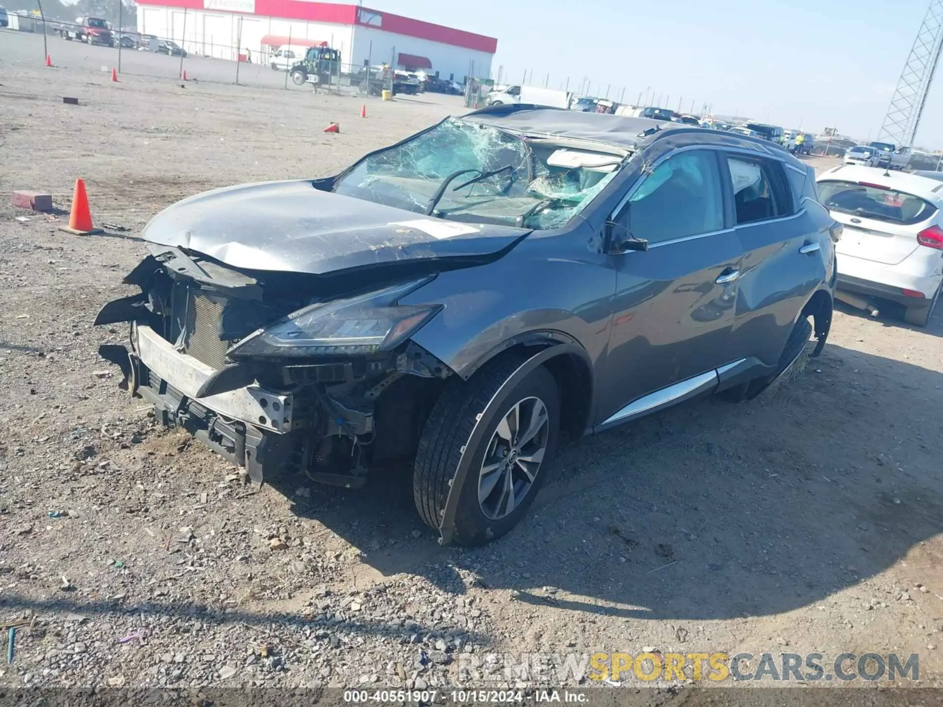 2 fotografías del automóvil dañado 5N1AZ2BJ1LN121490 NISSAN MURANO 2020
