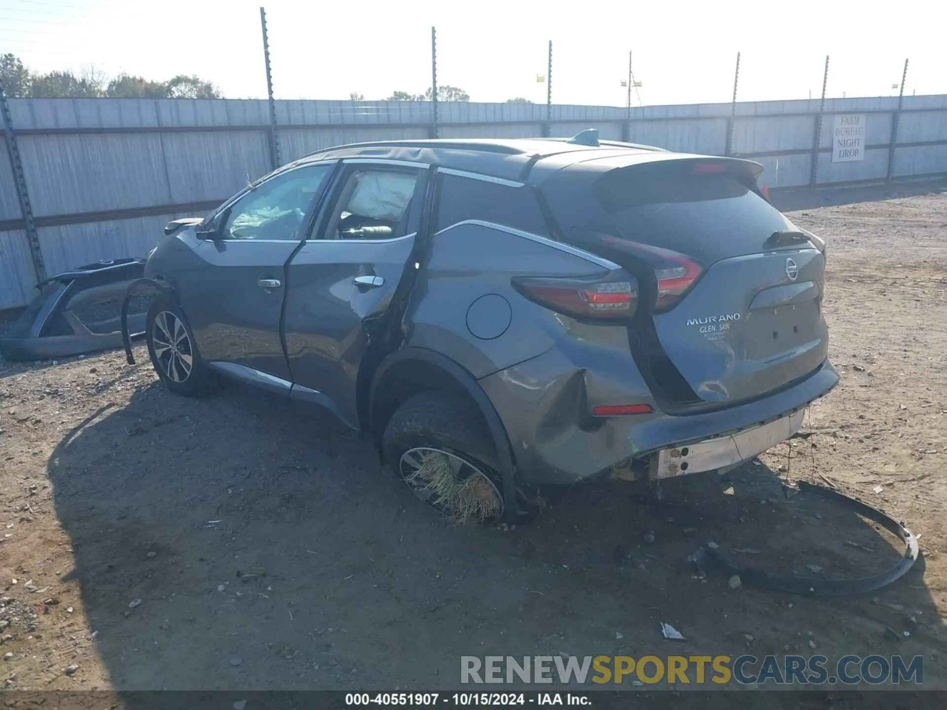3 fotografías del automóvil dañado 5N1AZ2BJ1LN121490 NISSAN MURANO 2020