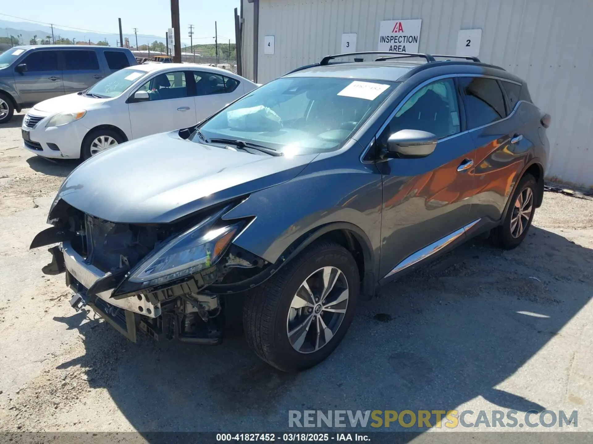 2 fotografías del automóvil dañado 5N1AZ2BJ1LN132389 NISSAN MURANO 2020