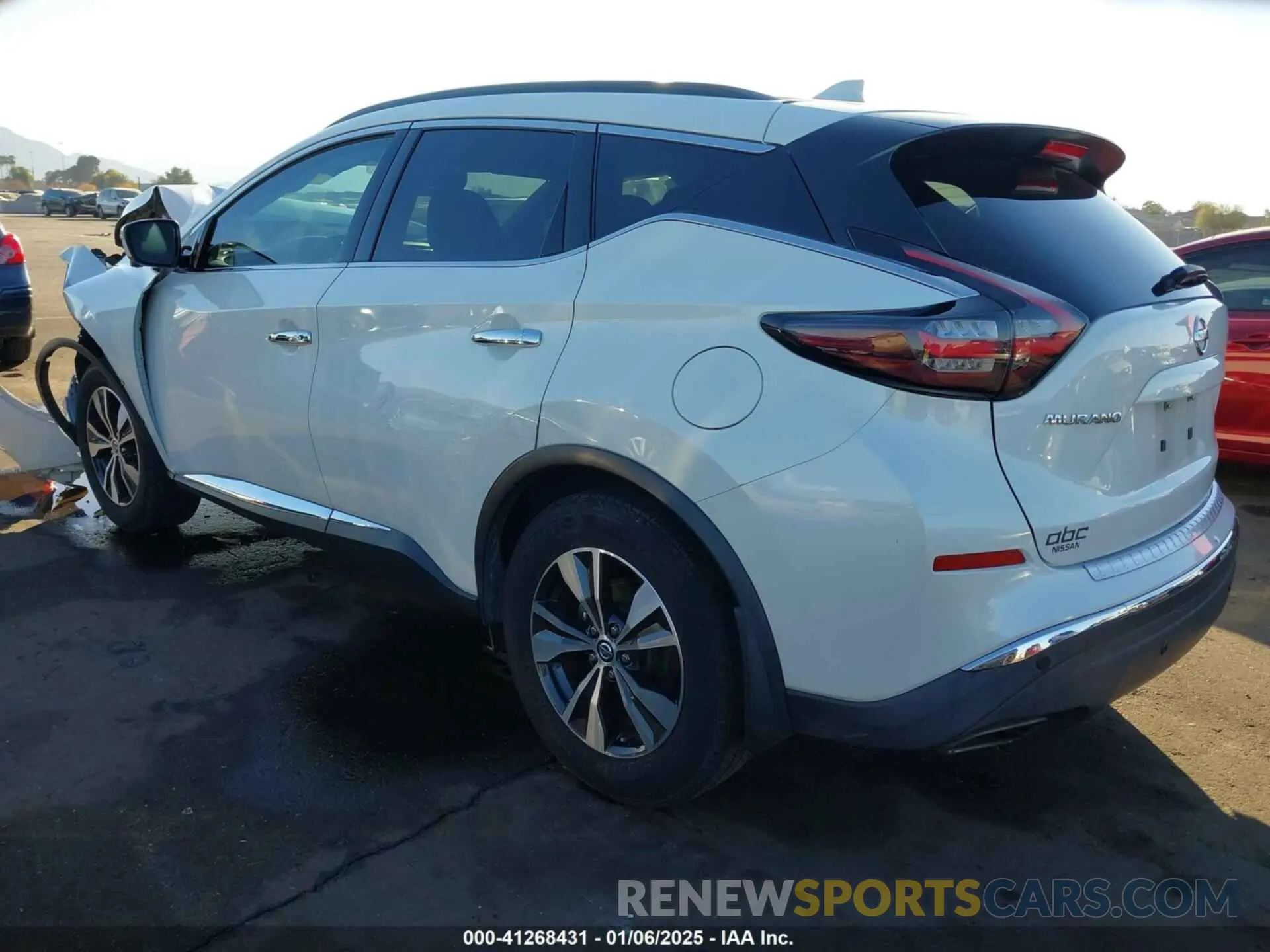 3 fotografías del automóvil dañado 5N1AZ2BJ1LN154814 NISSAN MURANO 2020