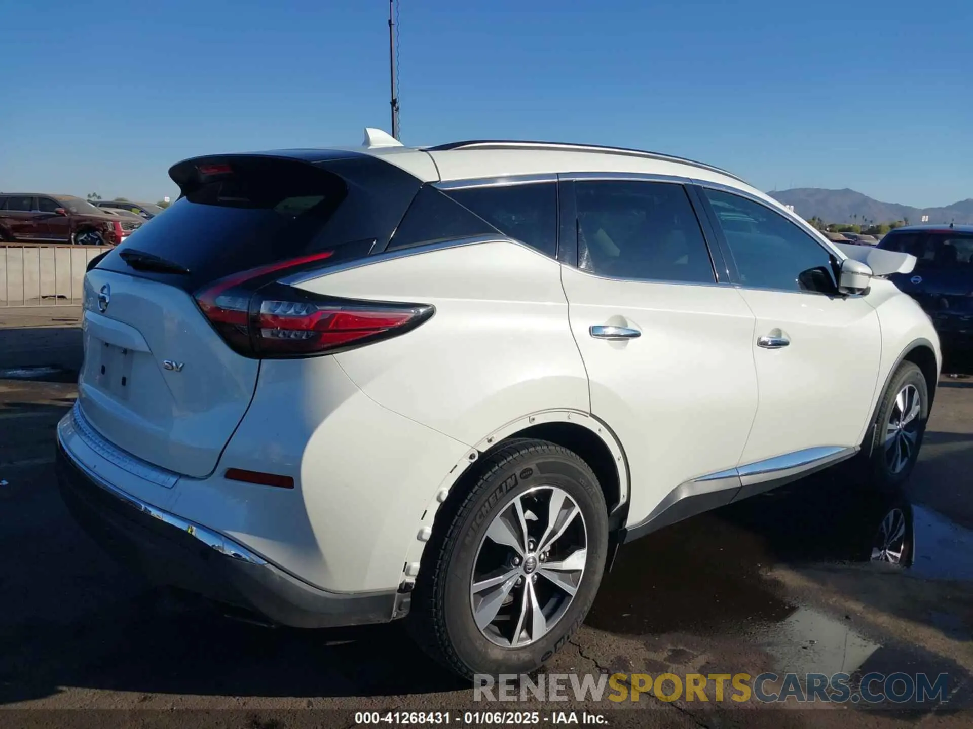 4 fotografías del automóvil dañado 5N1AZ2BJ1LN154814 NISSAN MURANO 2020