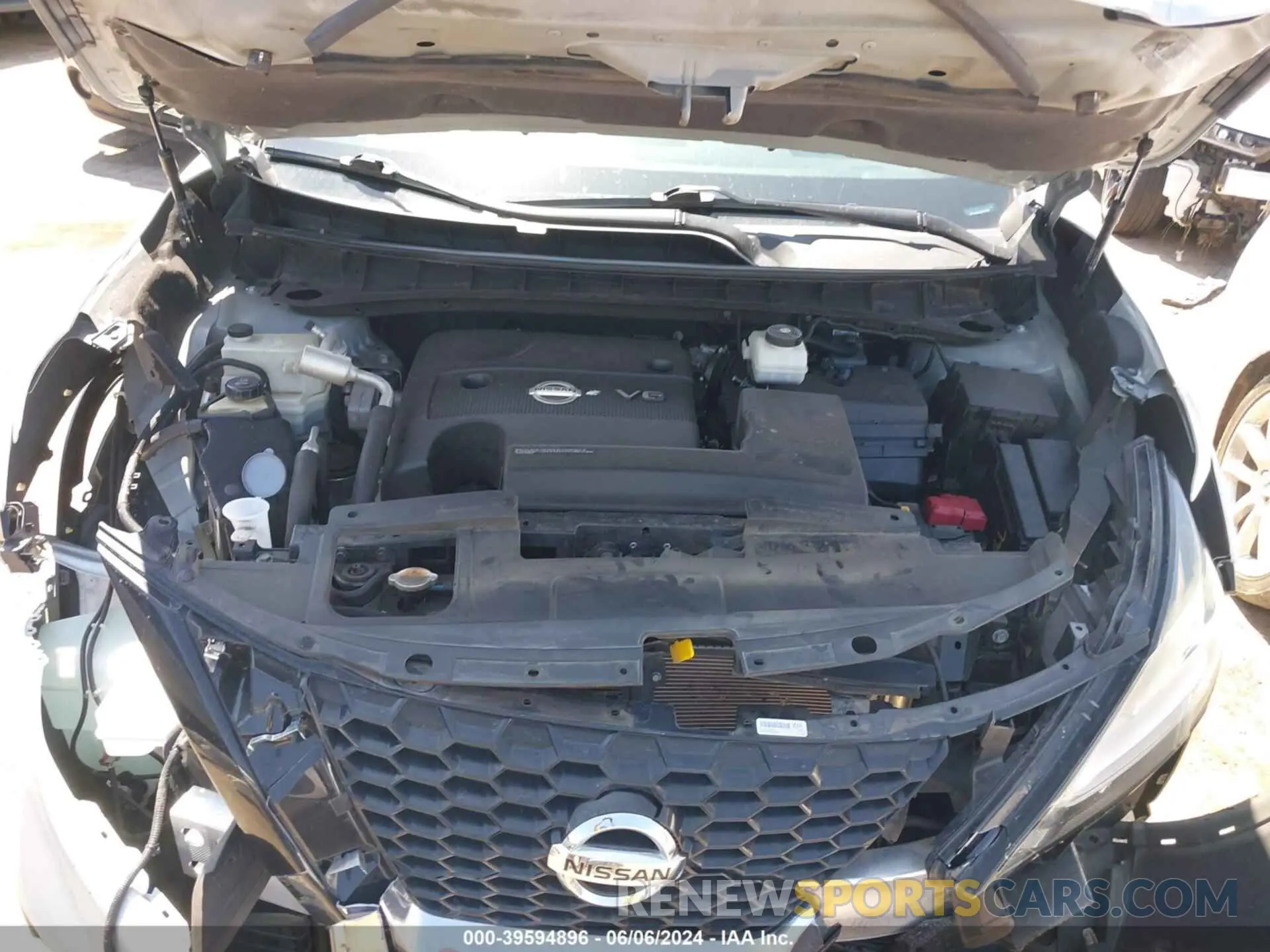 10 fotografías del automóvil dañado 5N1AZ2BJ8LN131272 NISSAN MURANO 2020