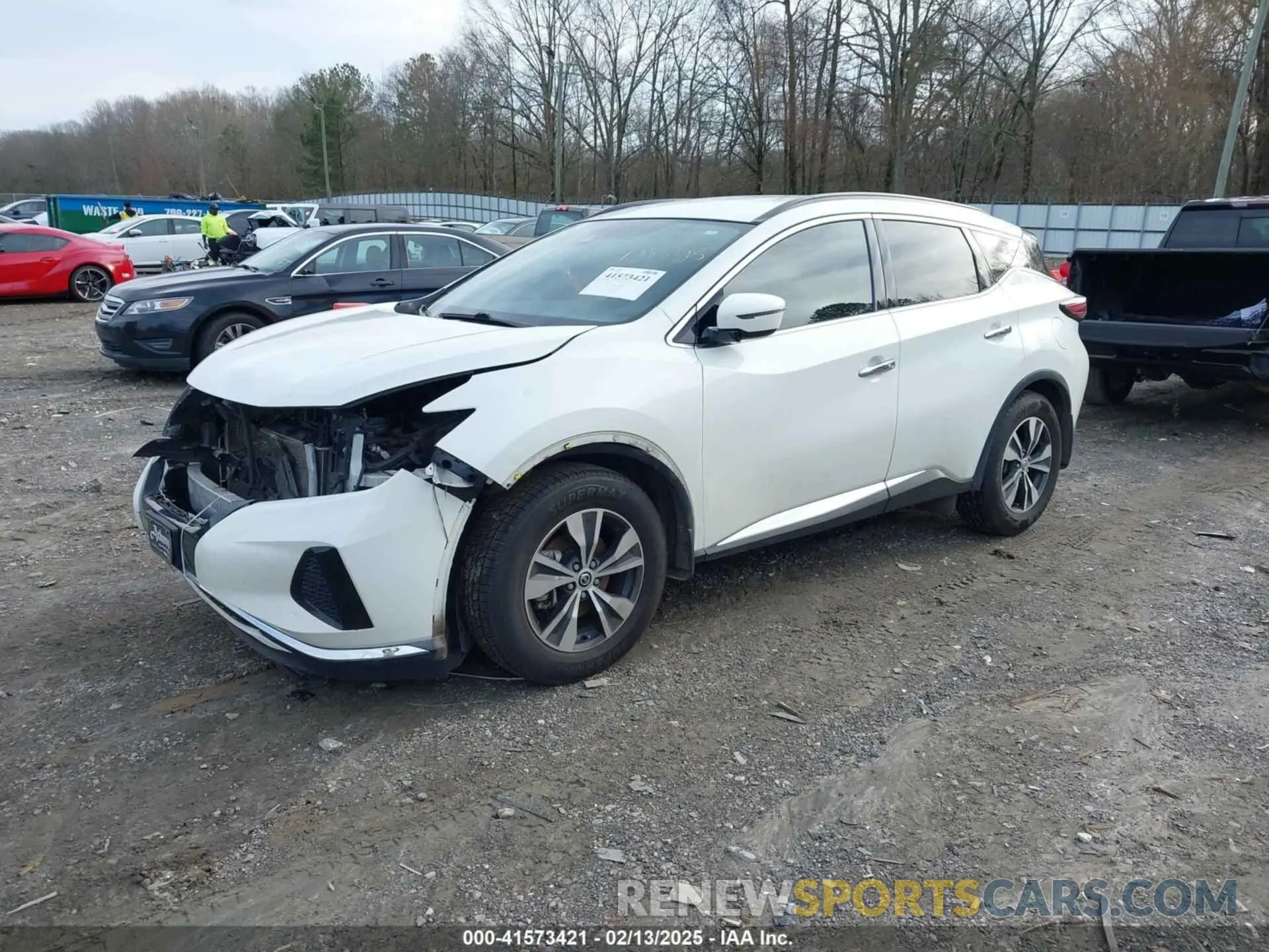 2 fotografías del automóvil dañado 5N1AZ2BJ9LN132091 NISSAN MURANO 2020