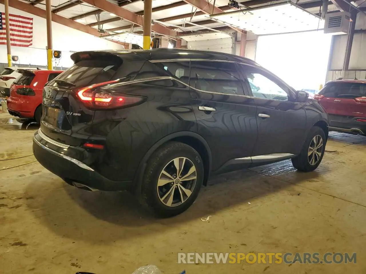 3 fotografías del automóvil dañado 5N1AZ2BS3LN170439 NISSAN MURANO 2020