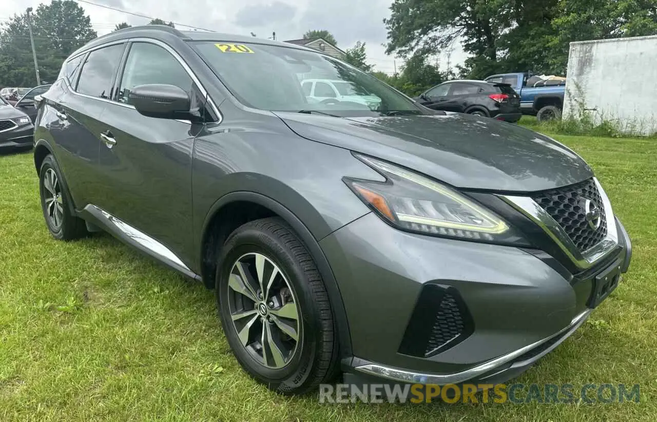 1 fotografías del automóvil dañado 5N1AZ2BS5LN105785 NISSAN MURANO 2020