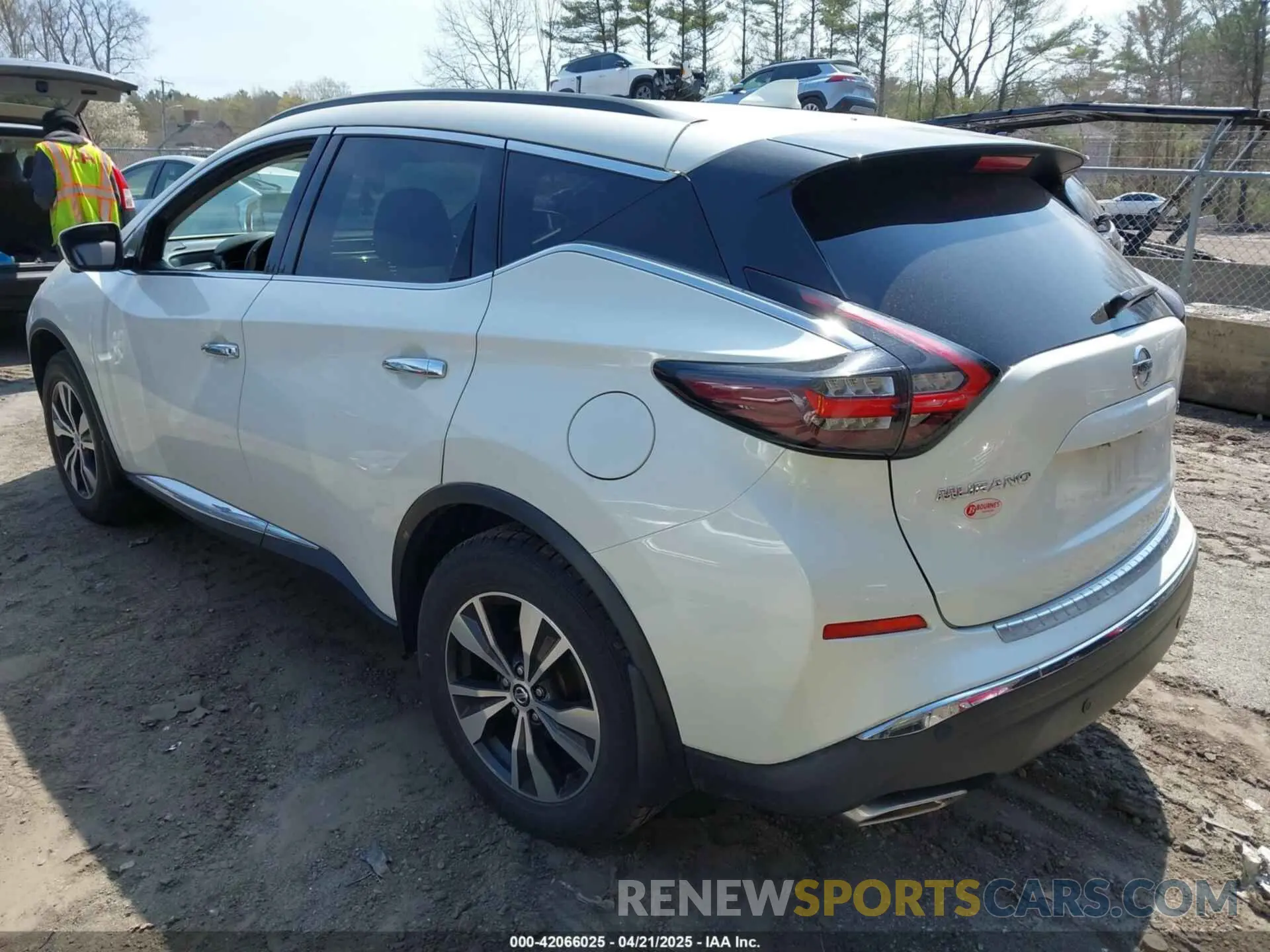 3 fotografías del automóvil dañado 5N1AZ2BS5LN154923 NISSAN MURANO 2020
