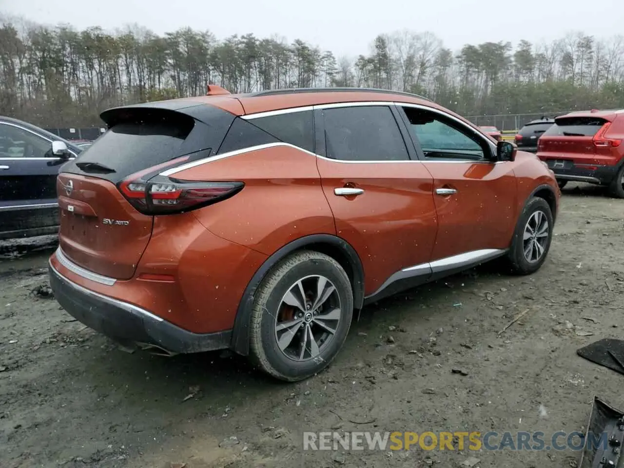 3 fotografías del automóvil dañado 5N1AZ2BS5LN163010 NISSAN MURANO 2020
