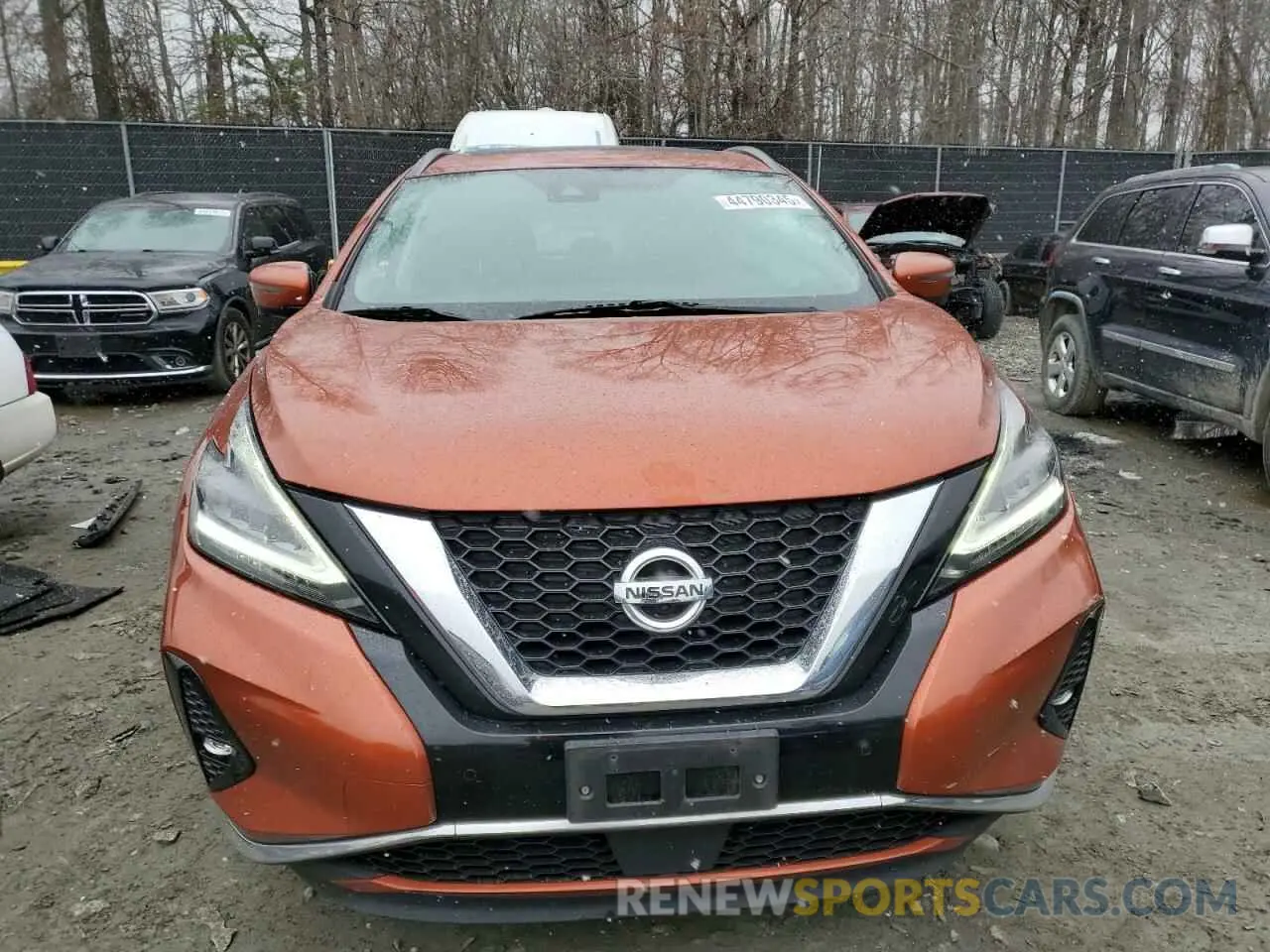 5 fotografías del automóvil dañado 5N1AZ2BS5LN163010 NISSAN MURANO 2020