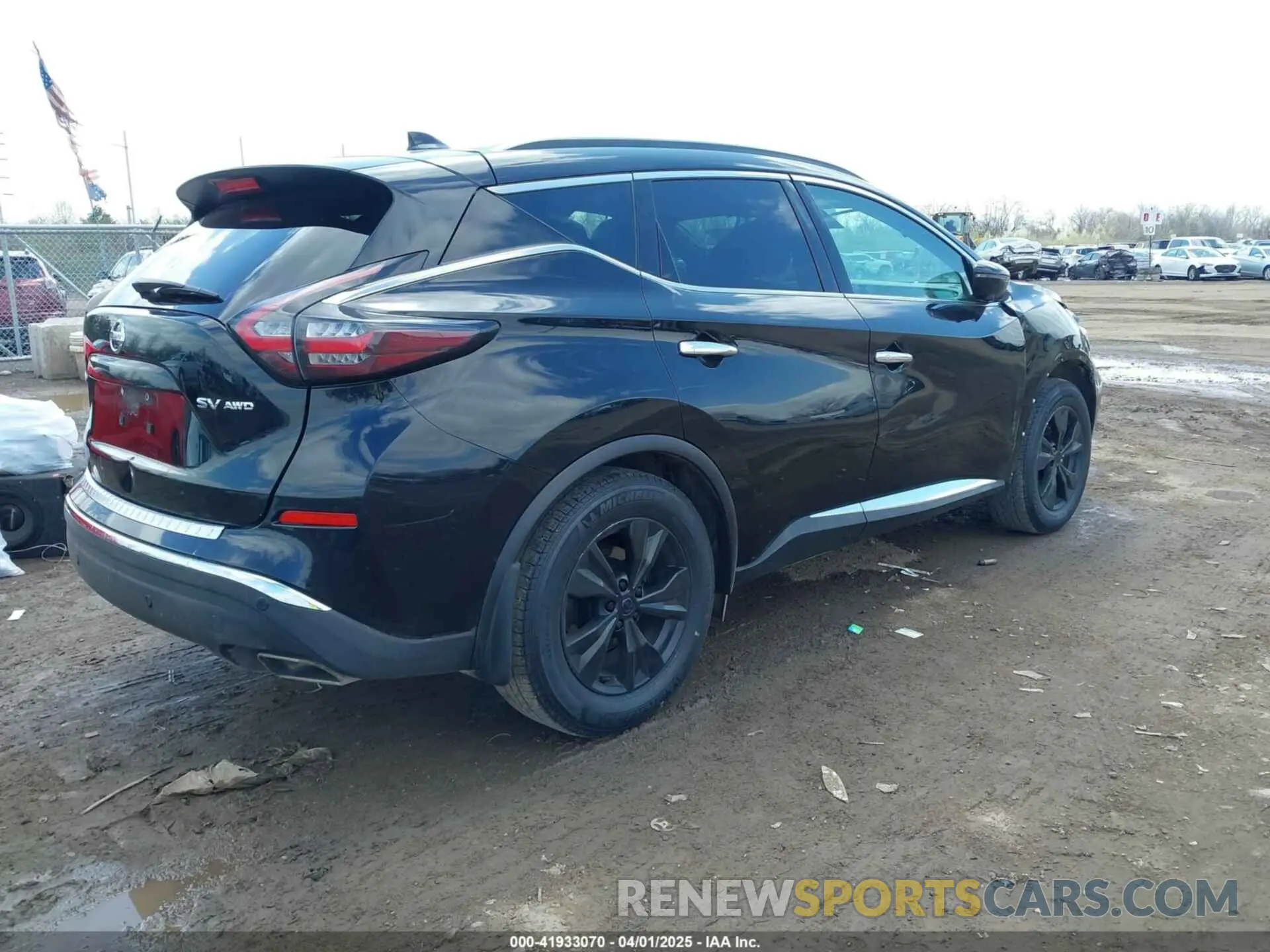4 fotografías del automóvil dañado 5N1AZ2BS7LN126105 NISSAN MURANO 2020
