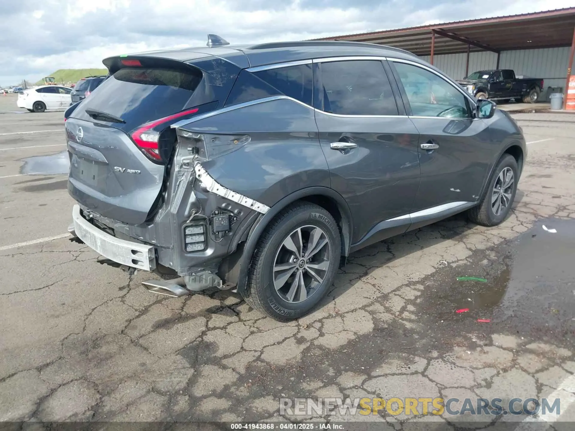 4 fotografías del automóvil dañado 5N1AZ2BSXLN123151 NISSAN MURANO 2020