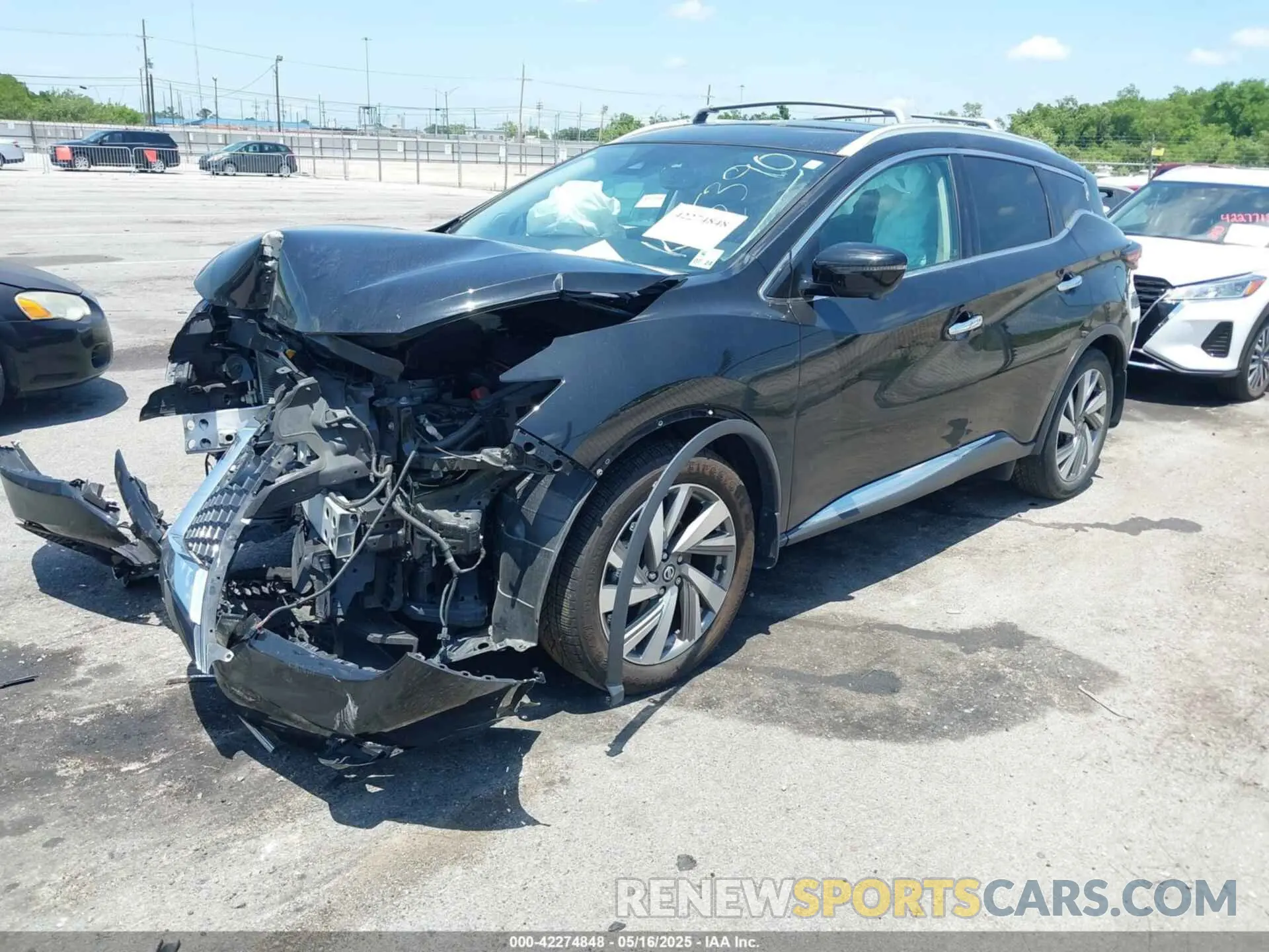 14 fotografías del automóvil dañado 5N1AZ2CJ5LN153390 NISSAN MURANO 2020