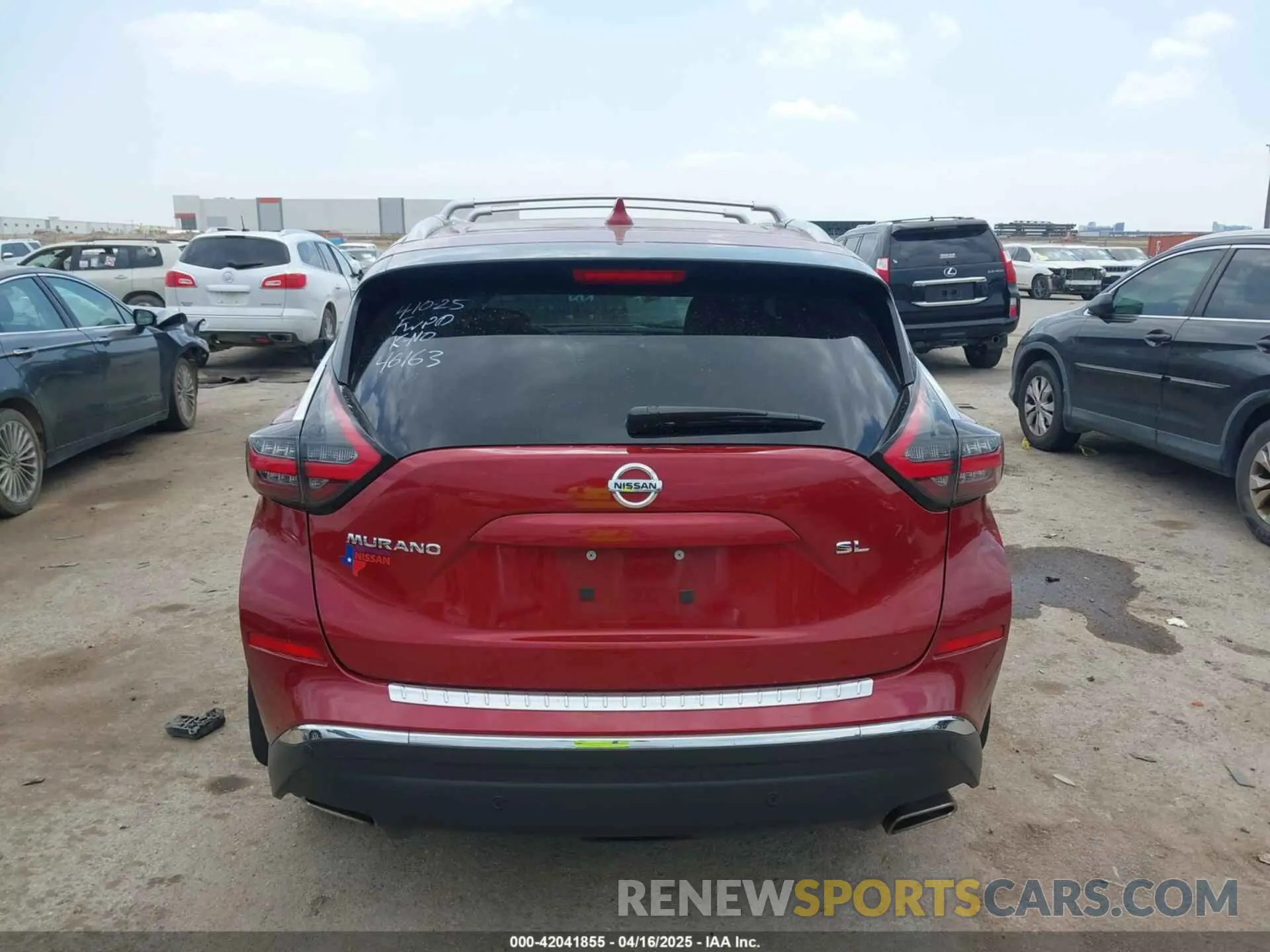 15 fotografías del automóvil dañado 5N1AZ2CJ7LN133304 NISSAN MURANO 2020