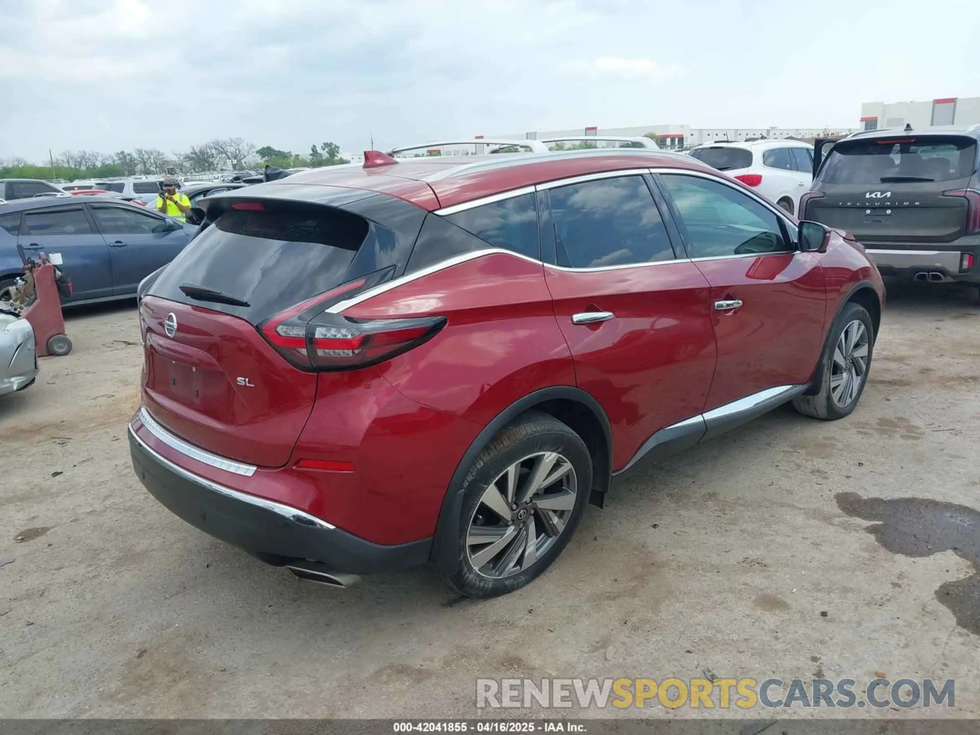 4 fotografías del automóvil dañado 5N1AZ2CJ7LN133304 NISSAN MURANO 2020