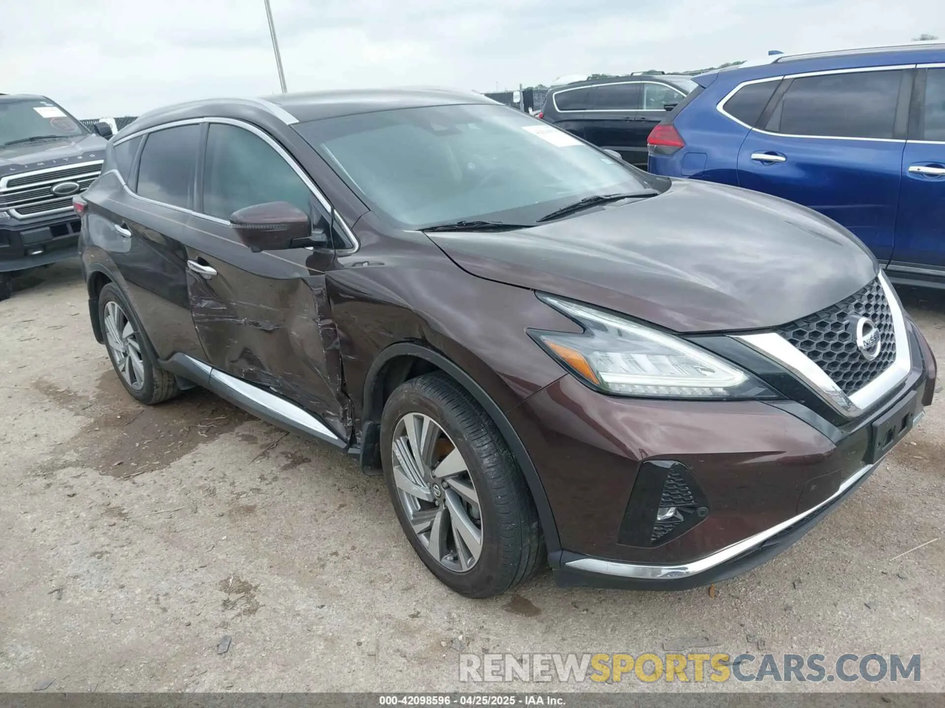 1 fotografías del automóvil dañado 5N1AZ2CJ8LN128516 NISSAN MURANO 2020