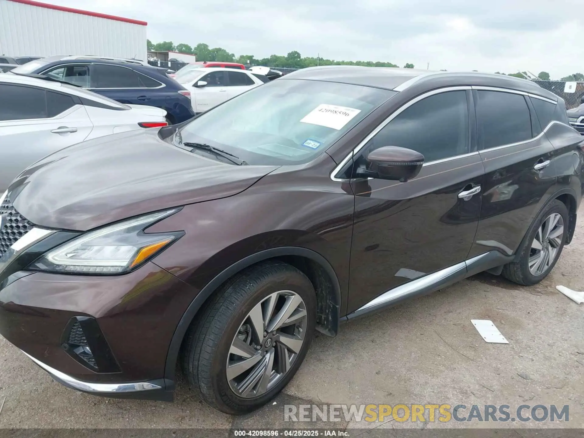 2 fotografías del automóvil dañado 5N1AZ2CJ8LN128516 NISSAN MURANO 2020