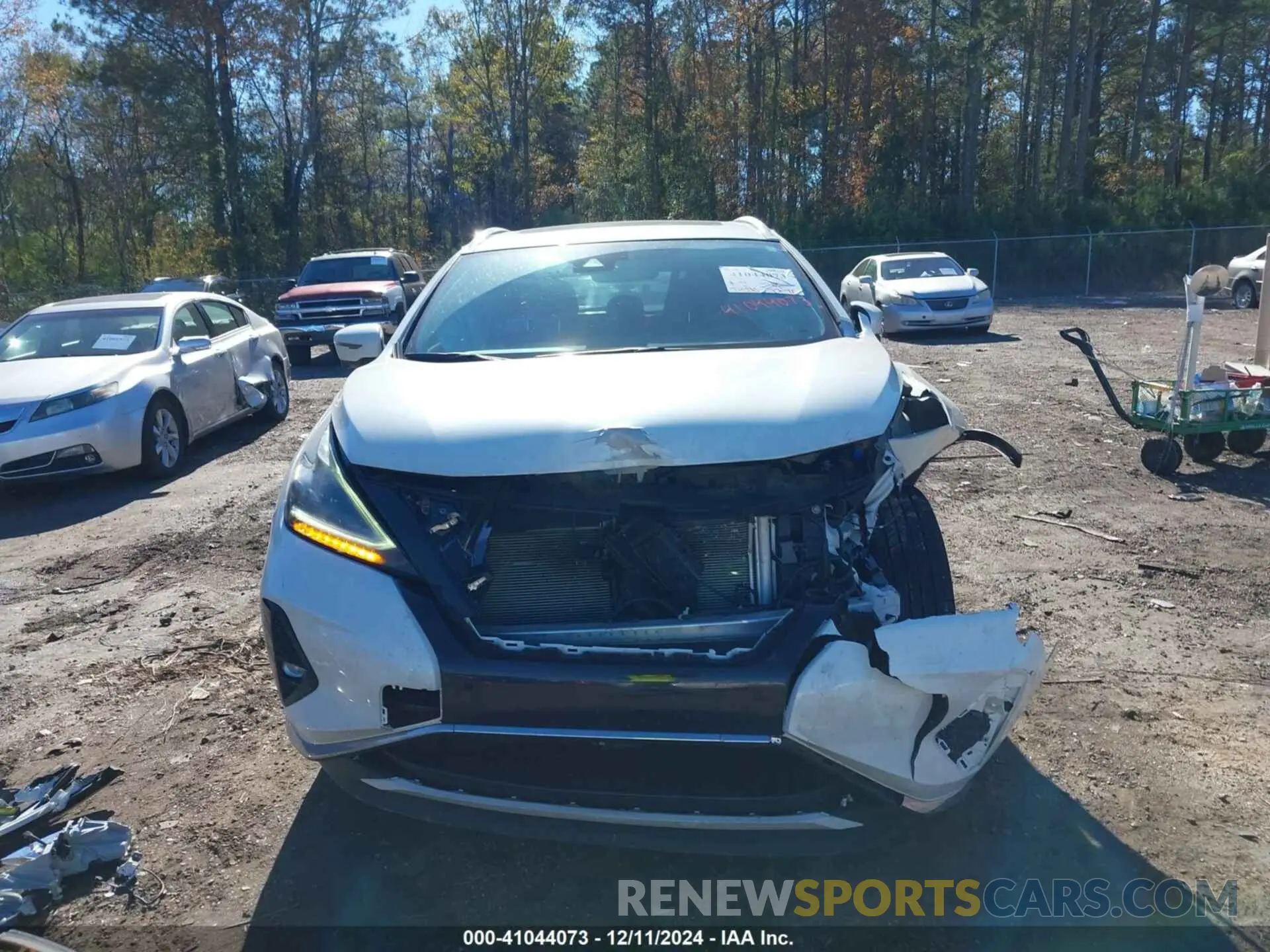 12 fotografías del automóvil dañado 5N1AZ2CJ9LN130579 NISSAN MURANO 2020