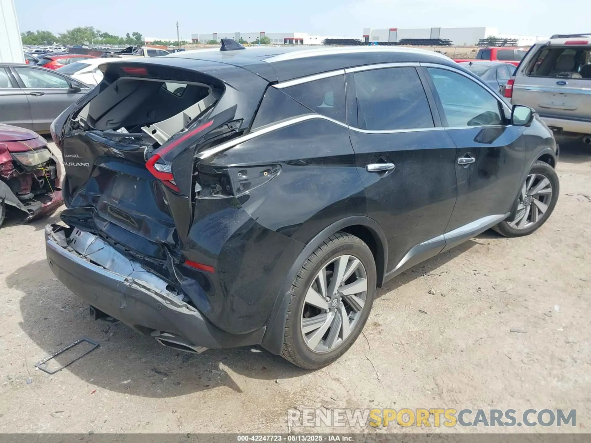 4 fotografías del automóvil dañado 5N1AZ2CS0LN171174 NISSAN MURANO 2020