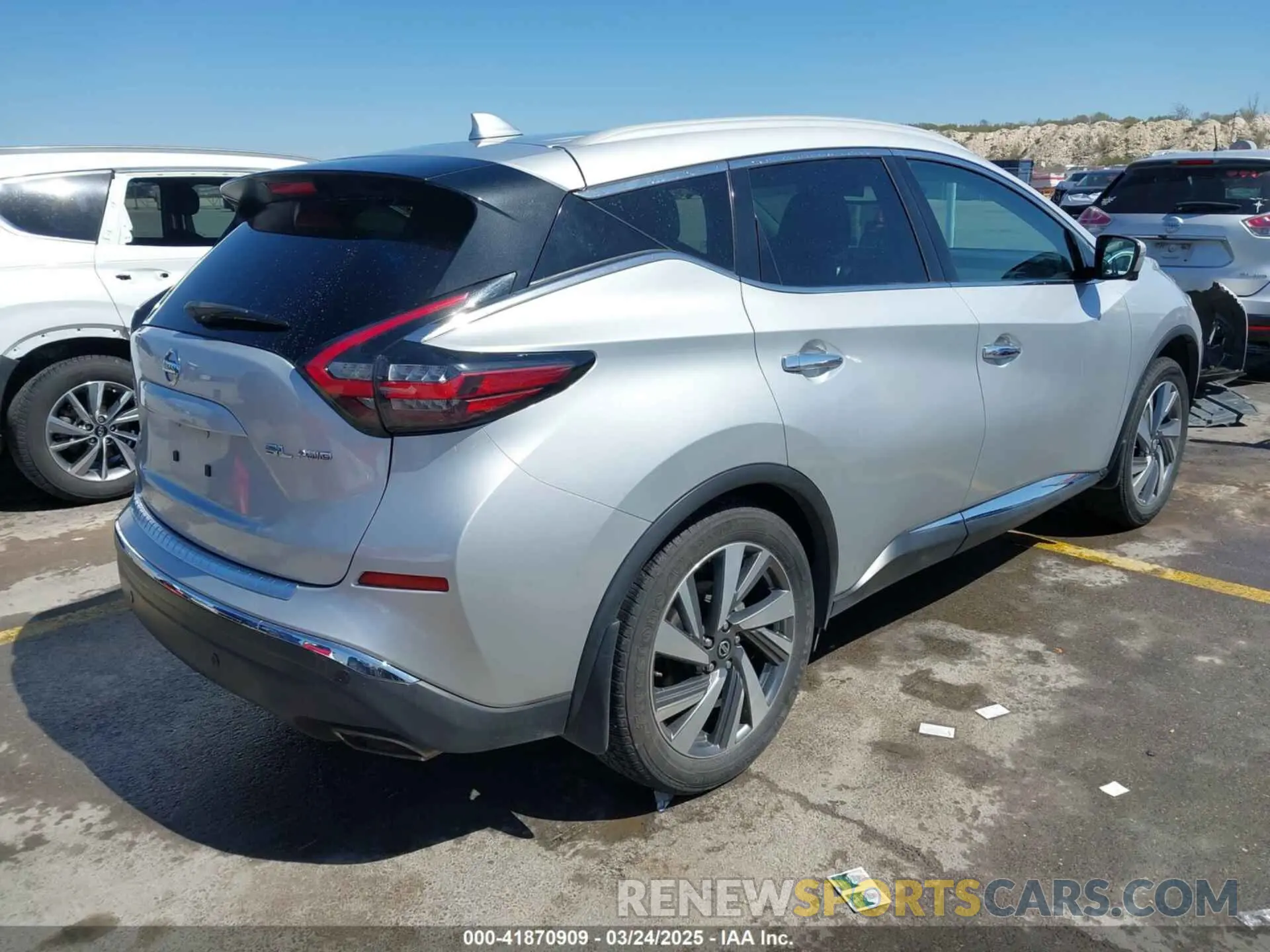 4 fotografías del automóvil dañado 5N1AZ2CS7LN175805 NISSAN MURANO 2020