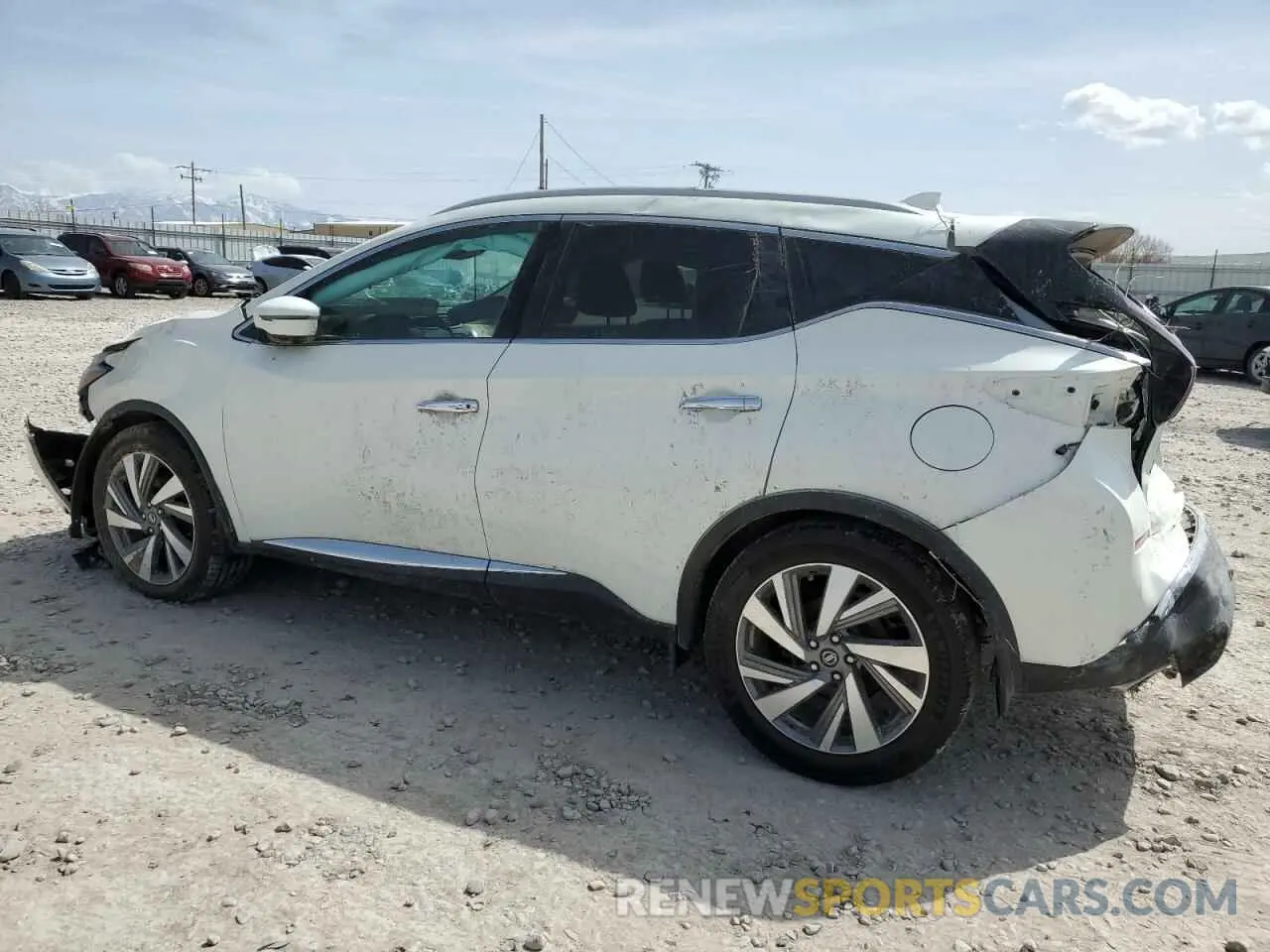 2 fotografías del automóvil dañado 5N1AZ2CS8LN150587 NISSAN MURANO 2020