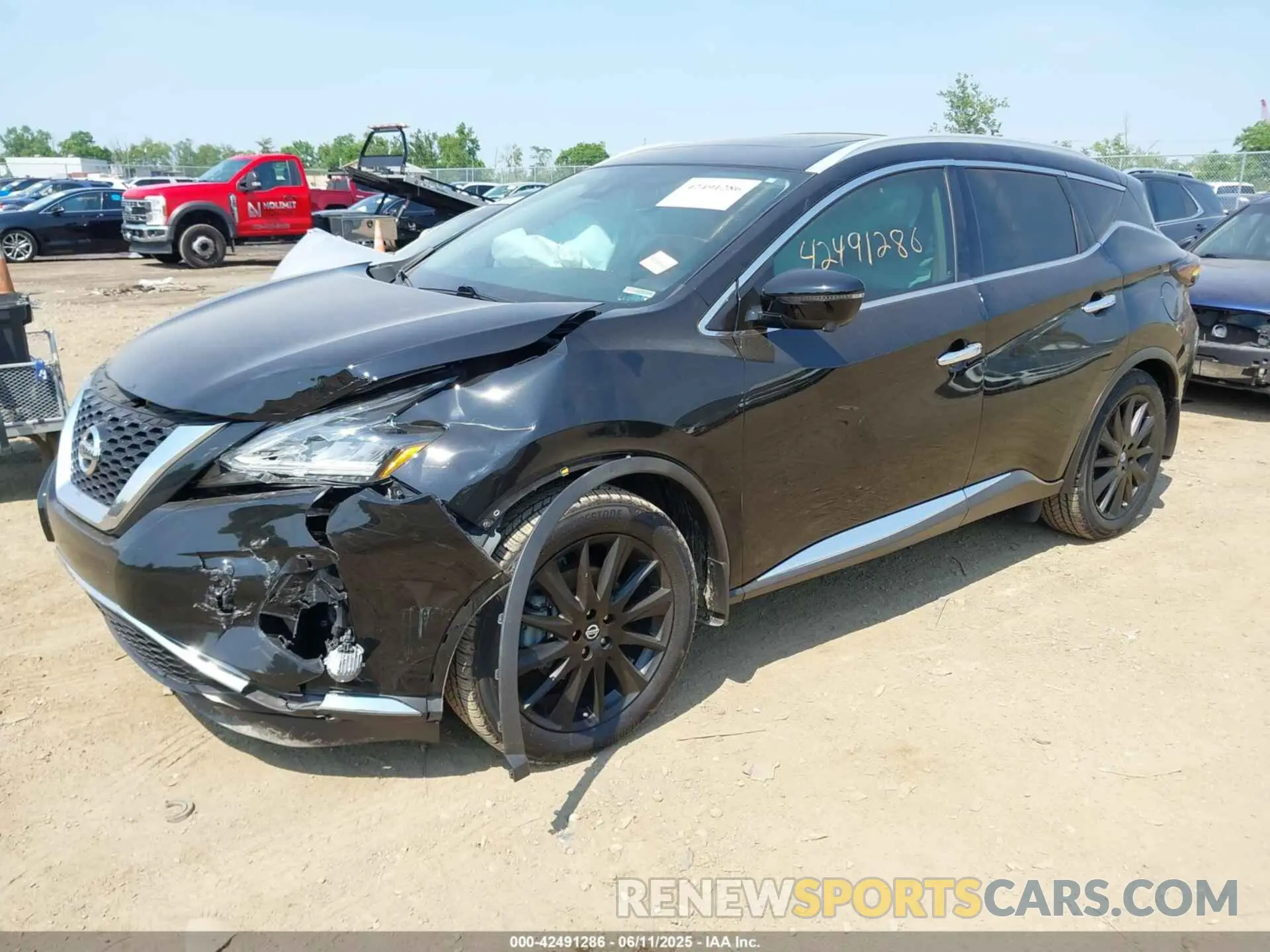 2 fotografías del automóvil dañado 5N1AZ2CS8LN153800 NISSAN MURANO 2020
