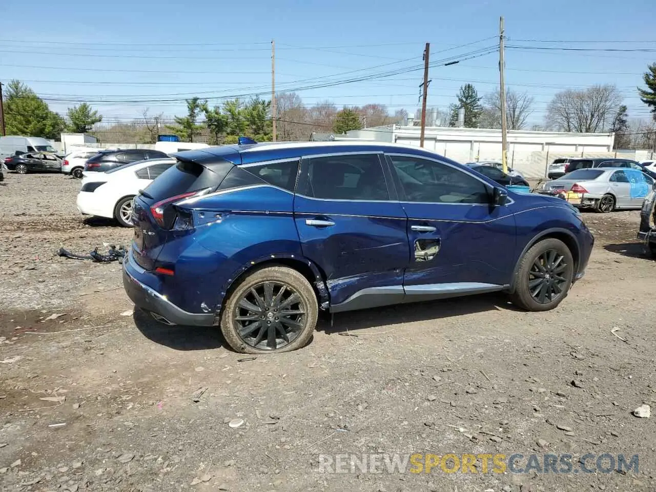 3 fotografías del automóvil dañado 5N1AZ2CS9LN170668 NISSAN MURANO 2020