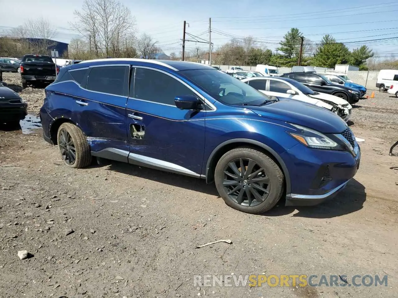 4 fotografías del automóvil dañado 5N1AZ2CS9LN170668 NISSAN MURANO 2020