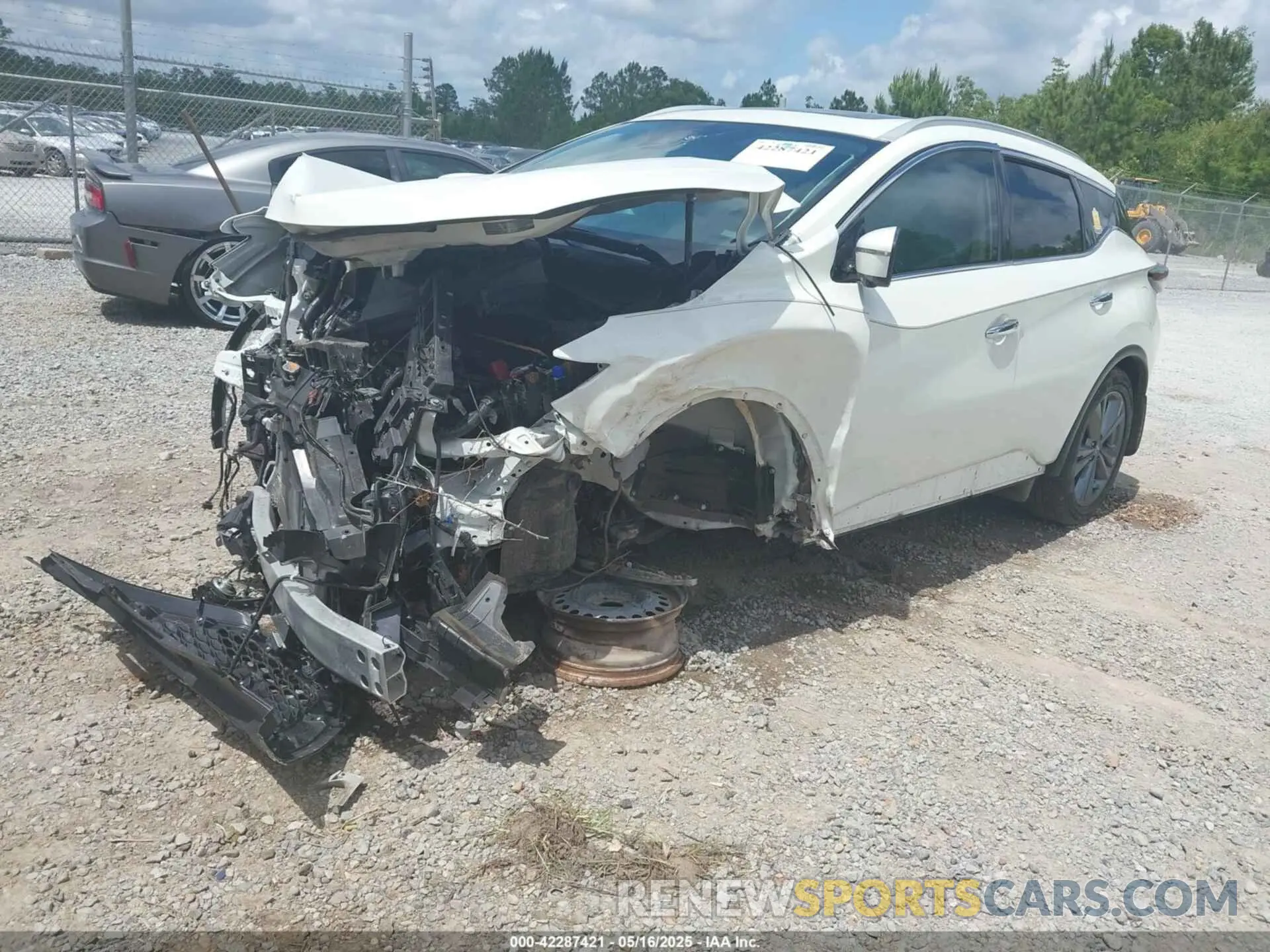 2 fotografías del automóvil dañado 5N1AZ2DJ0LN146698 NISSAN MURANO 2020