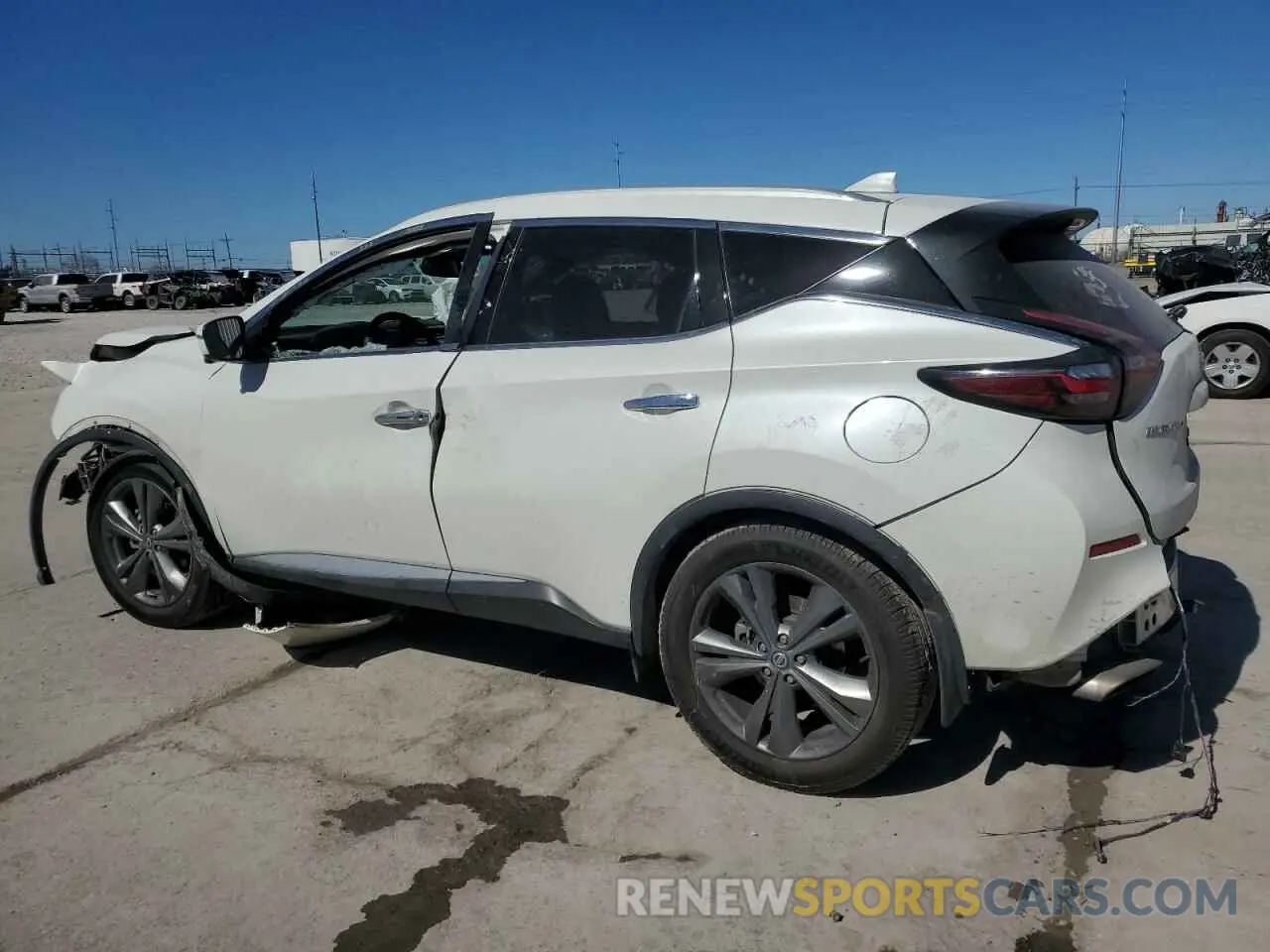 2 fotografías del automóvil dañado 5N1AZ2DJ3LN116837 NISSAN MURANO 2020