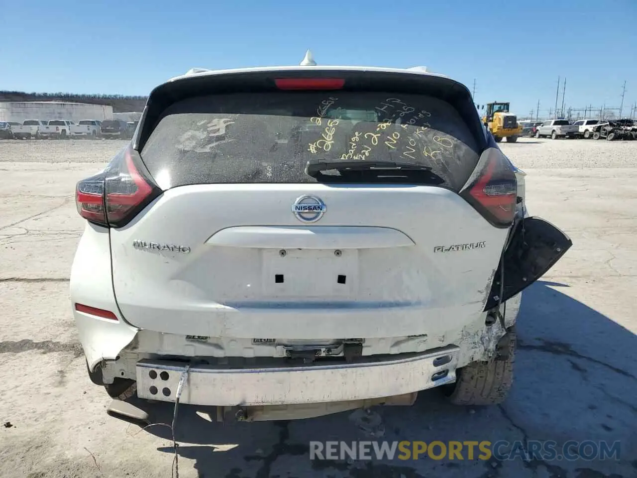 6 fotografías del automóvil dañado 5N1AZ2DJ3LN116837 NISSAN MURANO 2020