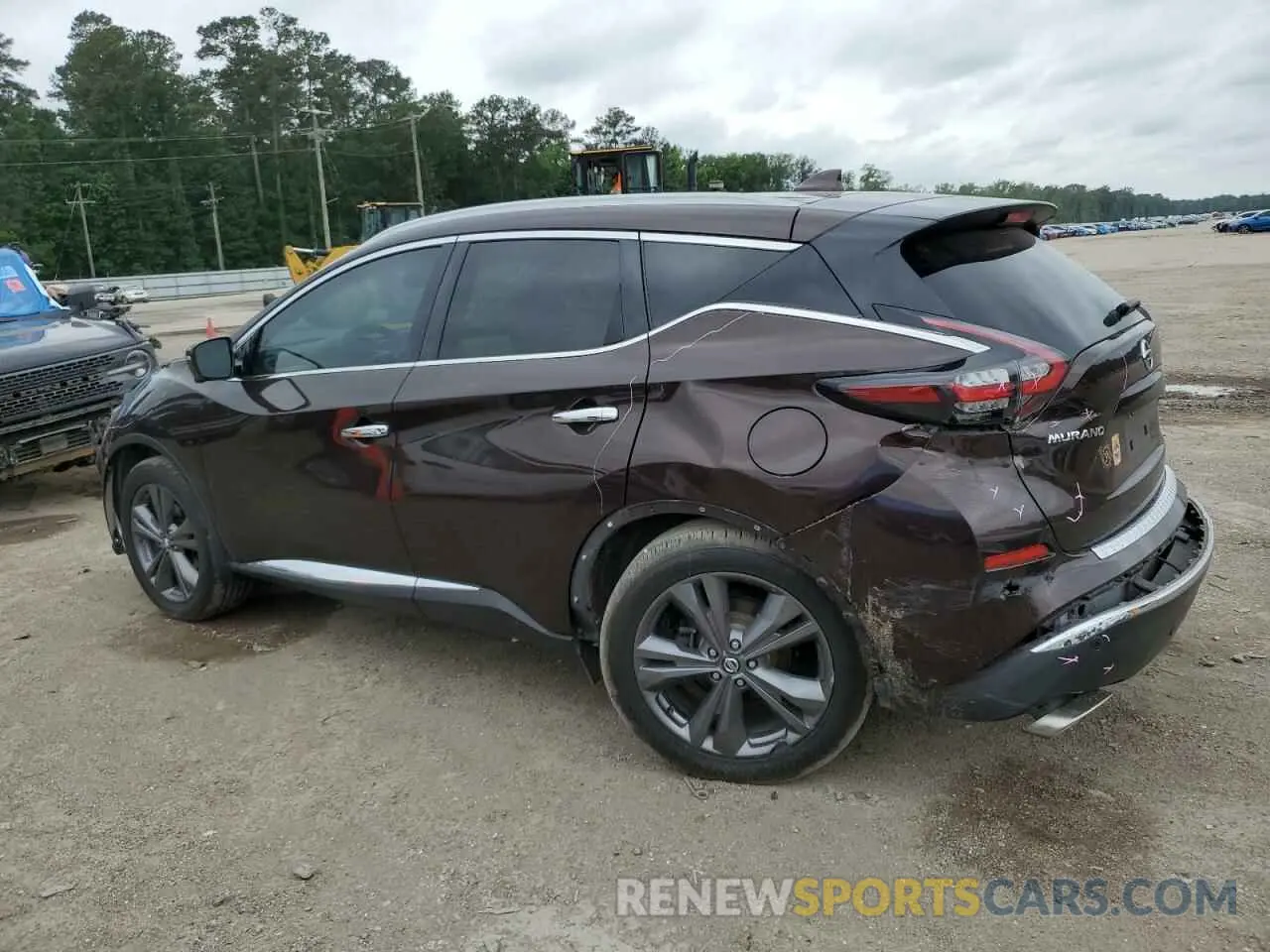 2 fotografías del automóvil dañado 5N1AZ2DJ8LN160140 NISSAN MURANO 2020