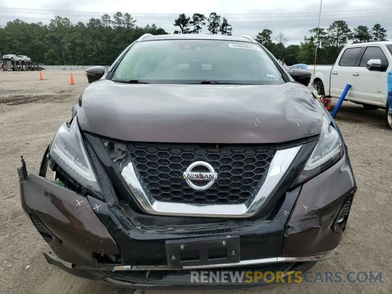 5 fotografías del automóvil dañado 5N1AZ2DJ8LN160140 NISSAN MURANO 2020